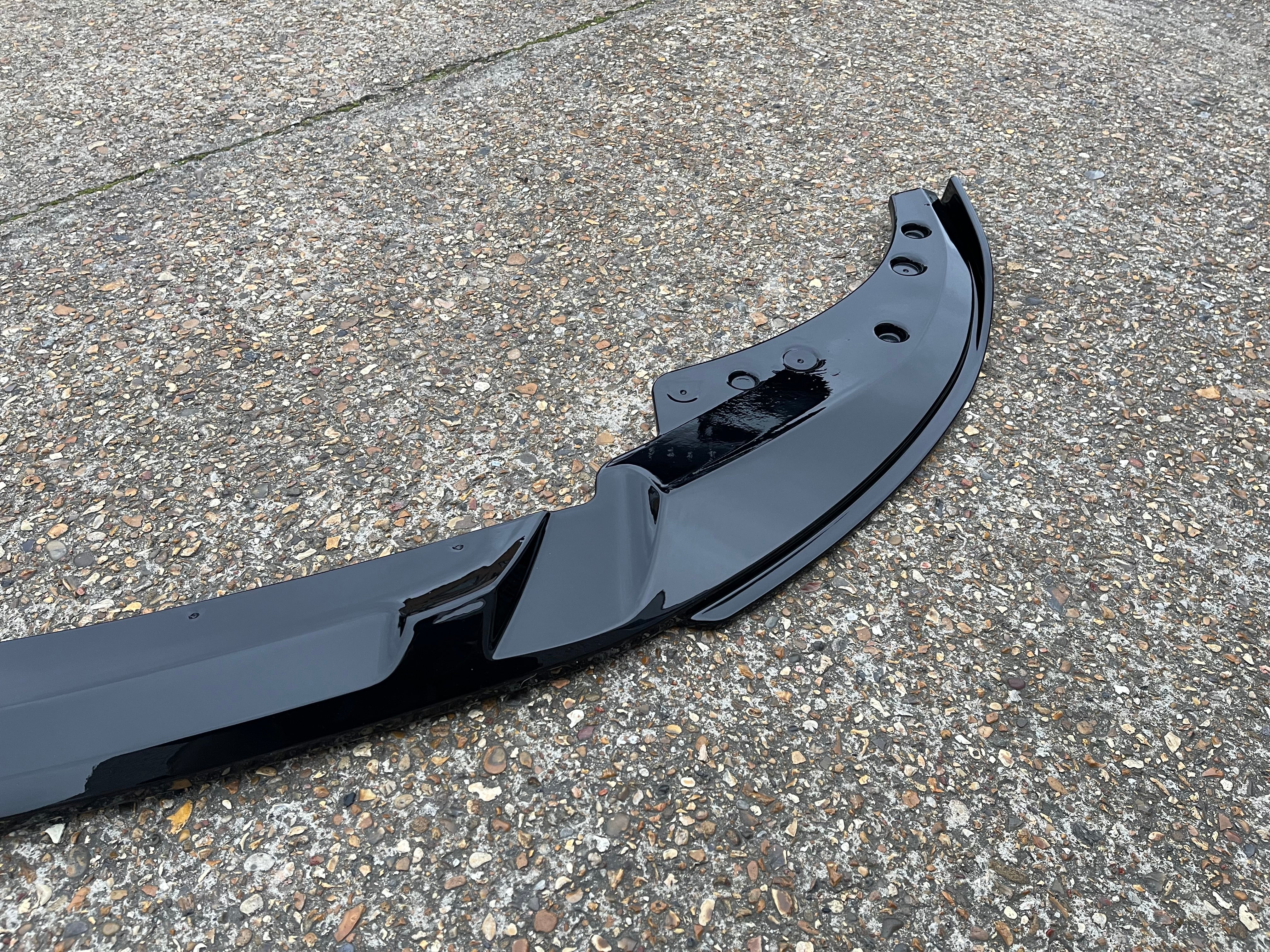BMW 4 Series G26 Gran Coupe Front Splitter Gloss Black STM Style - Image 6