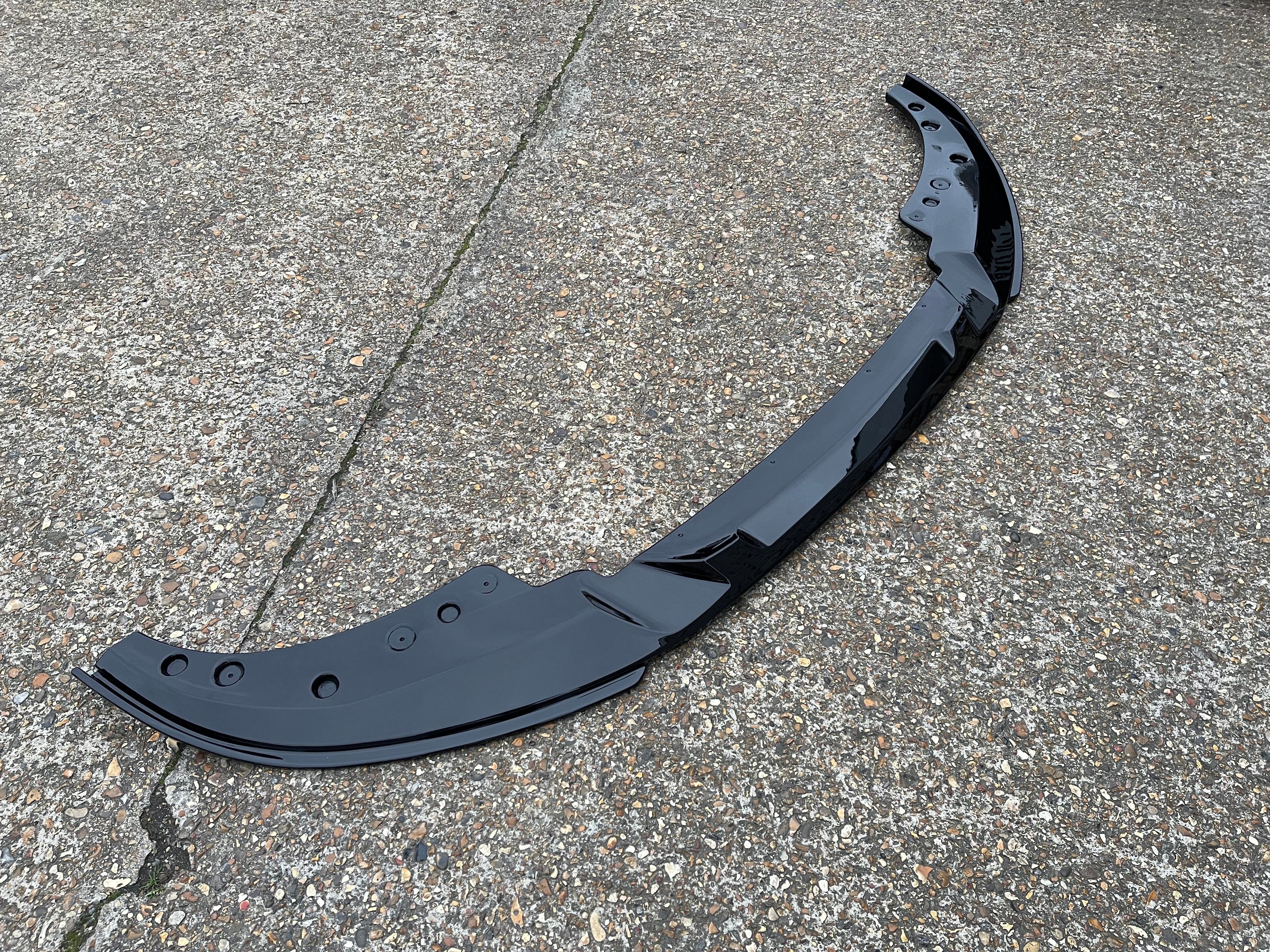 BMW 4 Series G26 Gran Coupe Front Splitter Gloss Black STM Style - Image 8