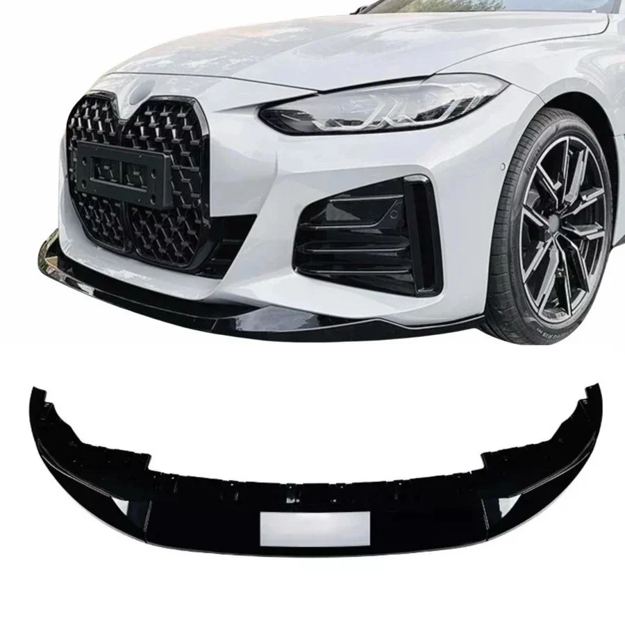 BMW 4 SERIES G26 GRAN COUPE M SPORT MP FRONT SPLITTER SPOILER LIP GLOSS 2020+ - Image 5