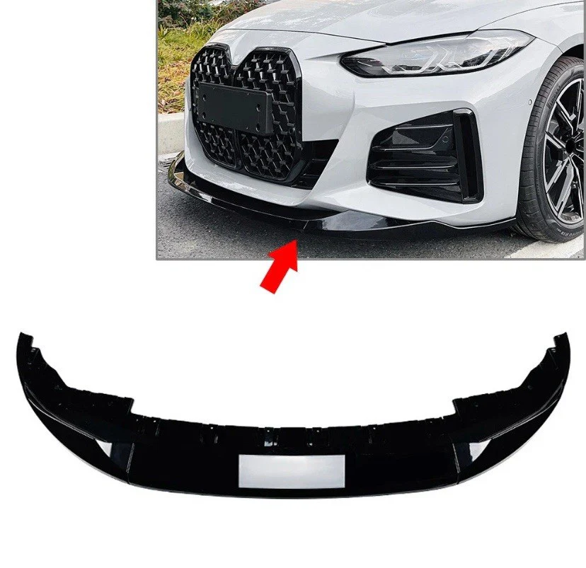 BMW 4 SERIES G26 GRAN COUPE M SPORT MP FRONT SPLITTER SPOILER LIP GLOSS 2020+ - Image 9
