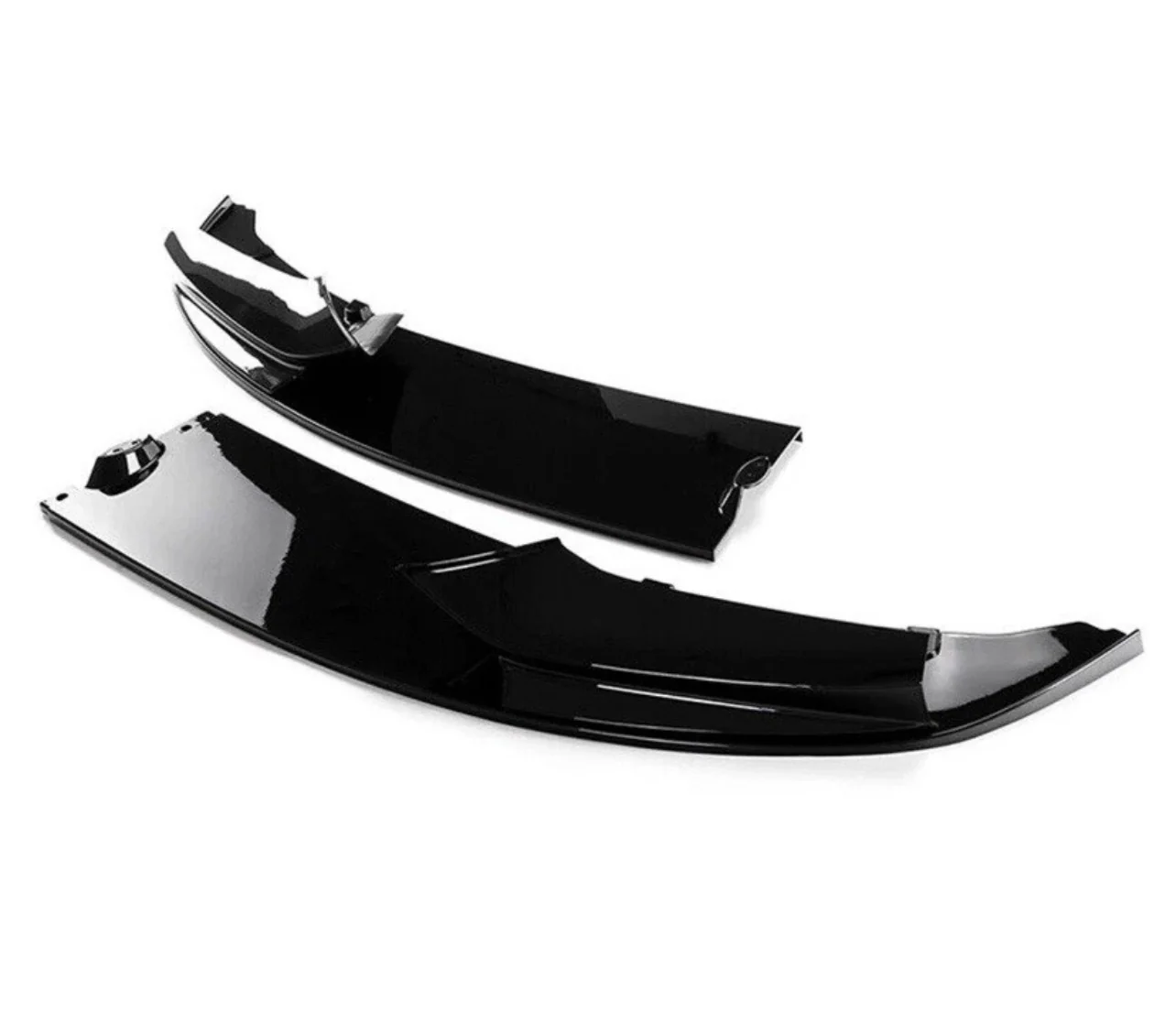 BMW 5 SERIES F10 F11 FRONT BUMPER SPLITTER LIP M SPORT GLOSS BLACK 2010-16 2PC - Image 7