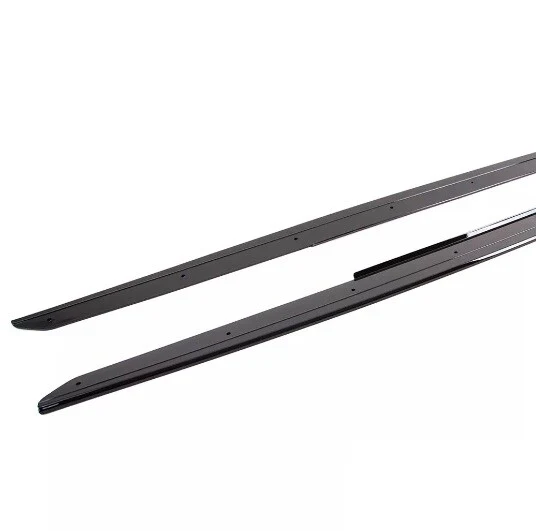 BMW 5 SERIES F10 F11 GLOSS BLACK STYLE SIDE SKIRT EXTENSION LIP BLADES 2020-16 - Image 2