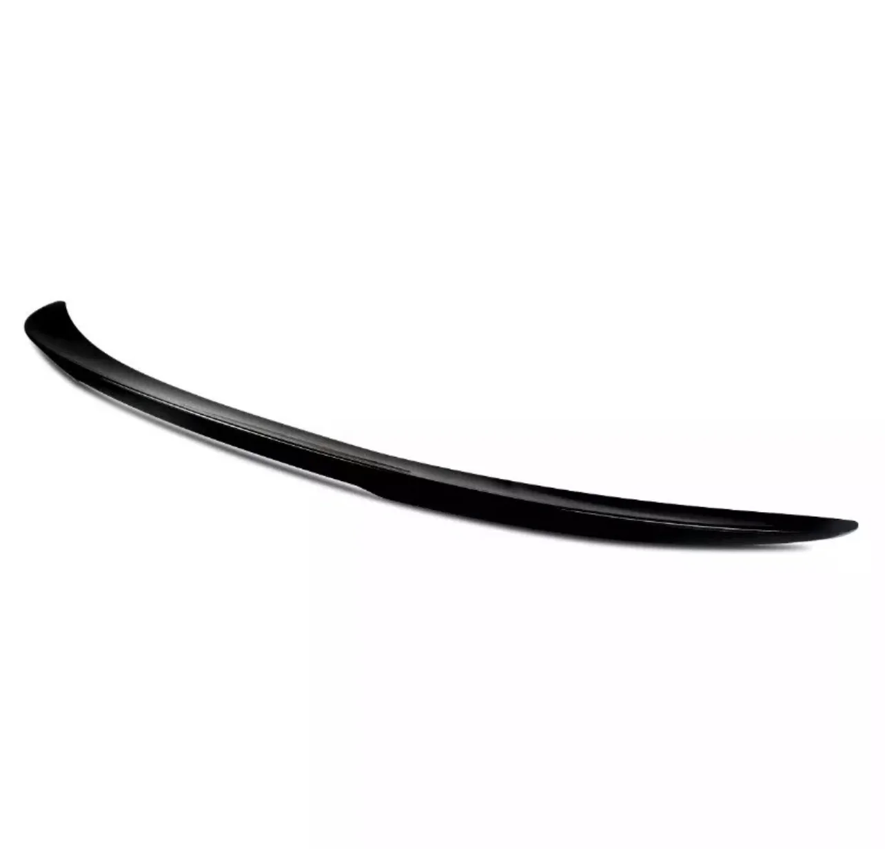 BMW 5 SERIES F10 M SPORT REAR TRUNK LID LIP BOOT SPOILER 10-16 GLOSS BLACK - Image 4