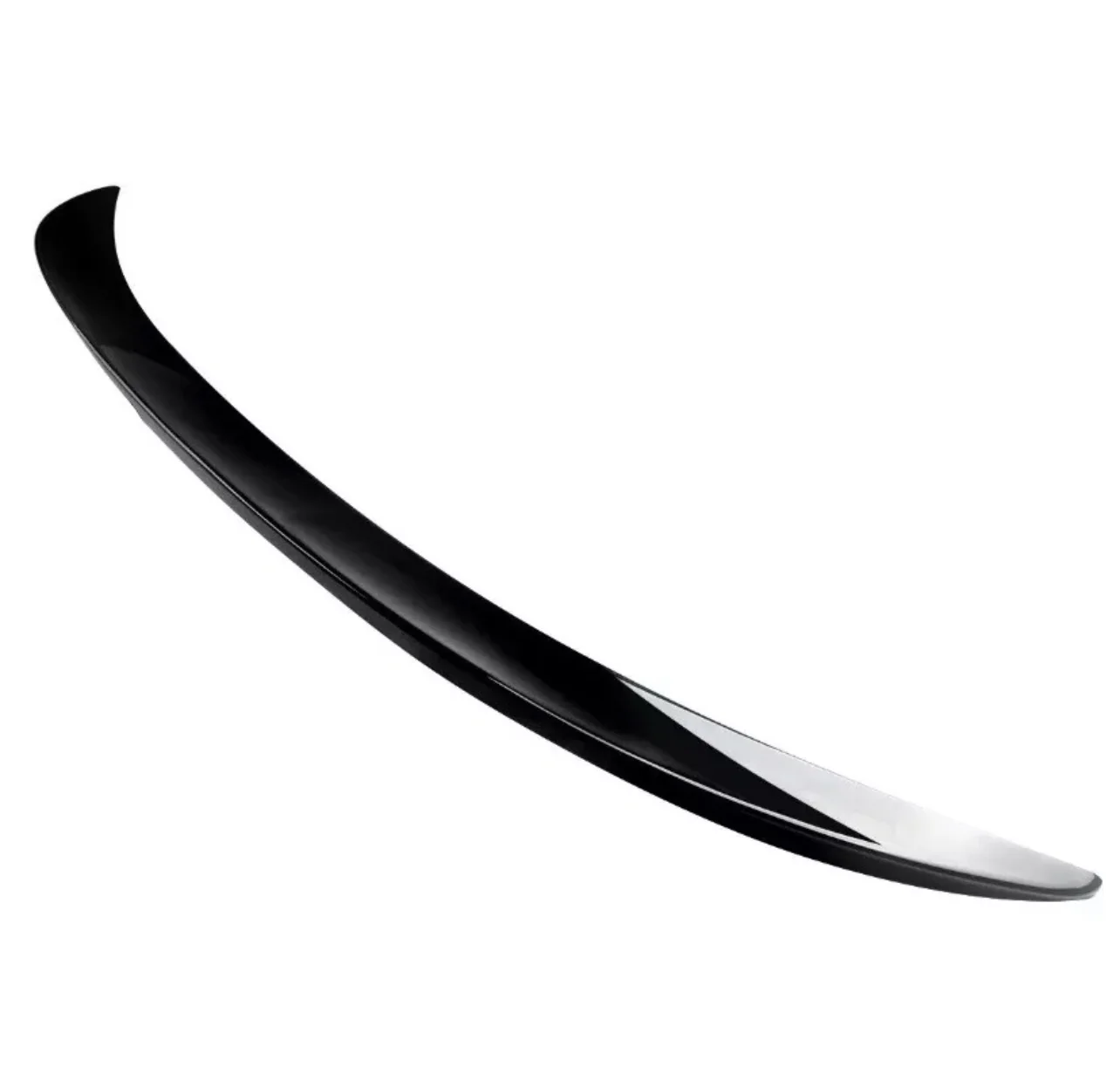 BMW 5 SERIES F10 M SPORT REAR TRUNK LID LIP BOOT SPOILER 10-16 GLOSS BLACK - Image 5