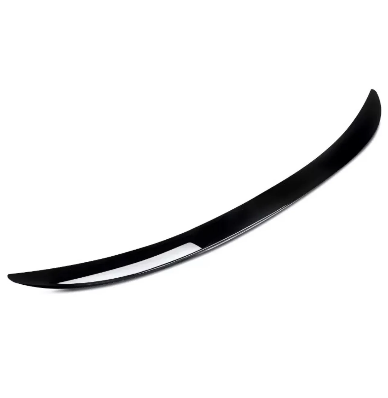 BMW 5 SERIES F10 M SPORT REAR TRUNK LID LIP BOOT SPOILER 10-16 GLOSS BLACK - Image 6