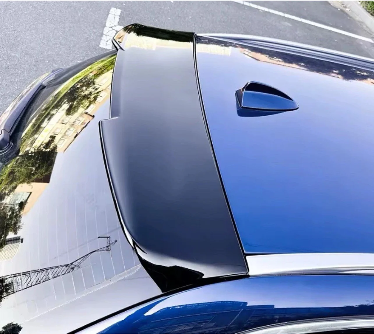 BMW 5 Series F11 Touring Estate Gloss Black Rear Roof Spoiler Lip Wing Abs - Image 8