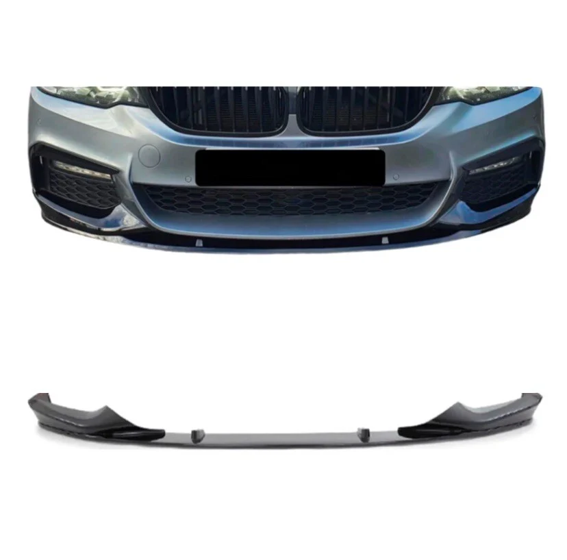BMW 5 SERIES G30 G31 FRONT BUMPER SPLITTER LIP SPOILER M SPORT GLOSS BLACK - Image 7