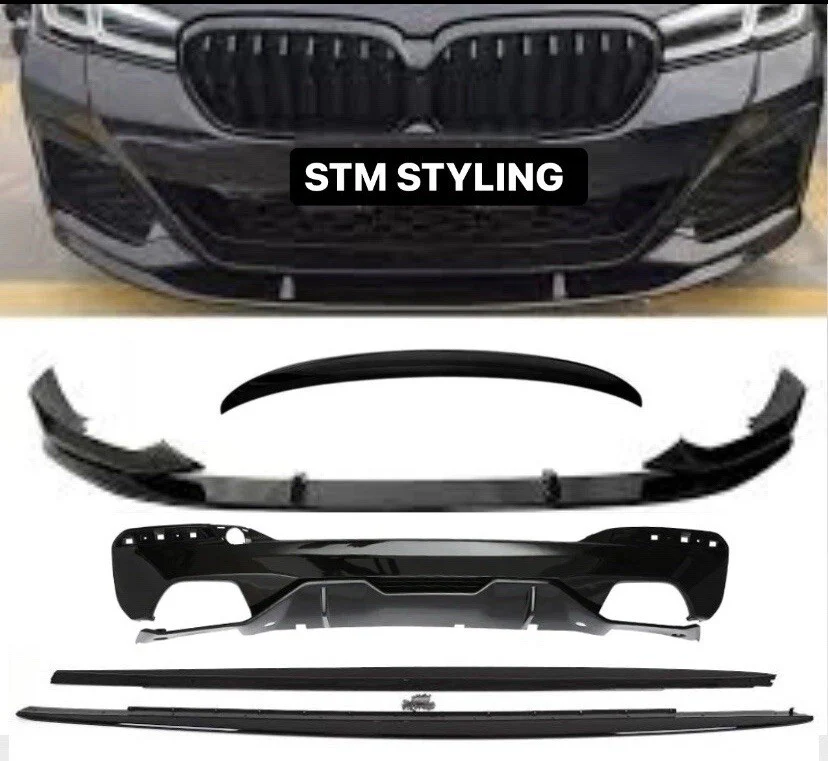 BMW 5 SERIES G31 ESTATE TOURING LCI MP DIFFUSER LIP BODYKIT BODY MP KIT 21-23 - Image 6