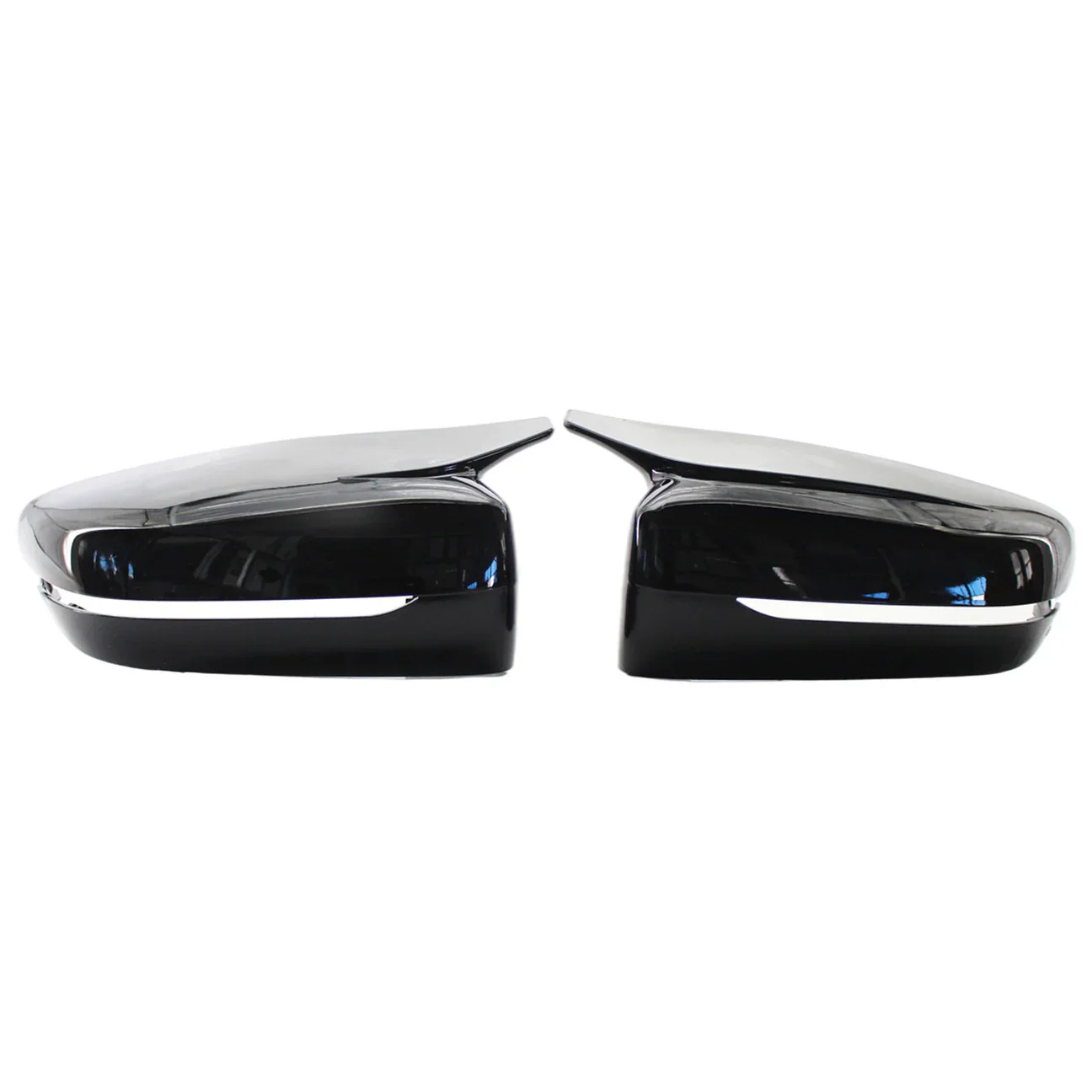 BMW 5 Series G31 Pre Lci Gloss Black Full Body Kit Roof Spoiler Sides Diffuser Splitter Grilles Mirror Covers - Image 5
