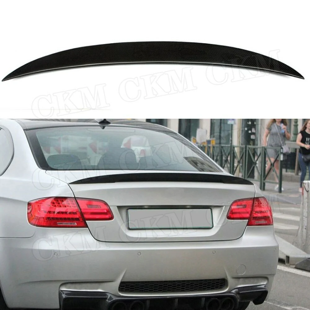 BMW E92 COUPE 3 SERIES CARBON LOOK REAR BOOT SPOILER LIP HIGH KICK EDITION