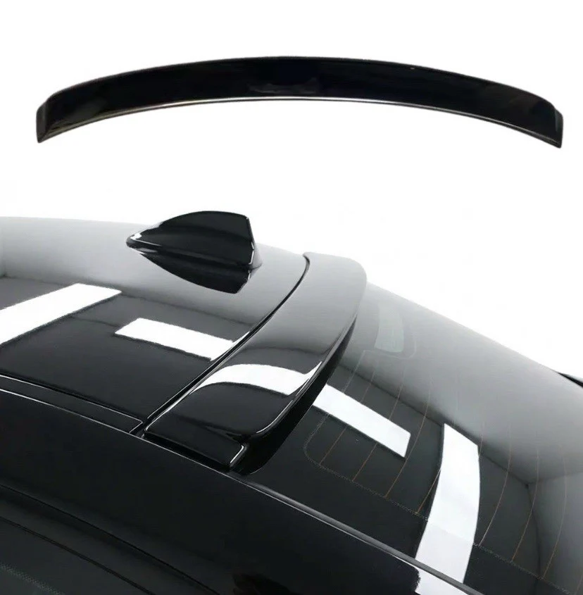 BMW E92 Roof Spoiler Rear Window Lip Coupe Gloss Black 3 Series - Image 8
