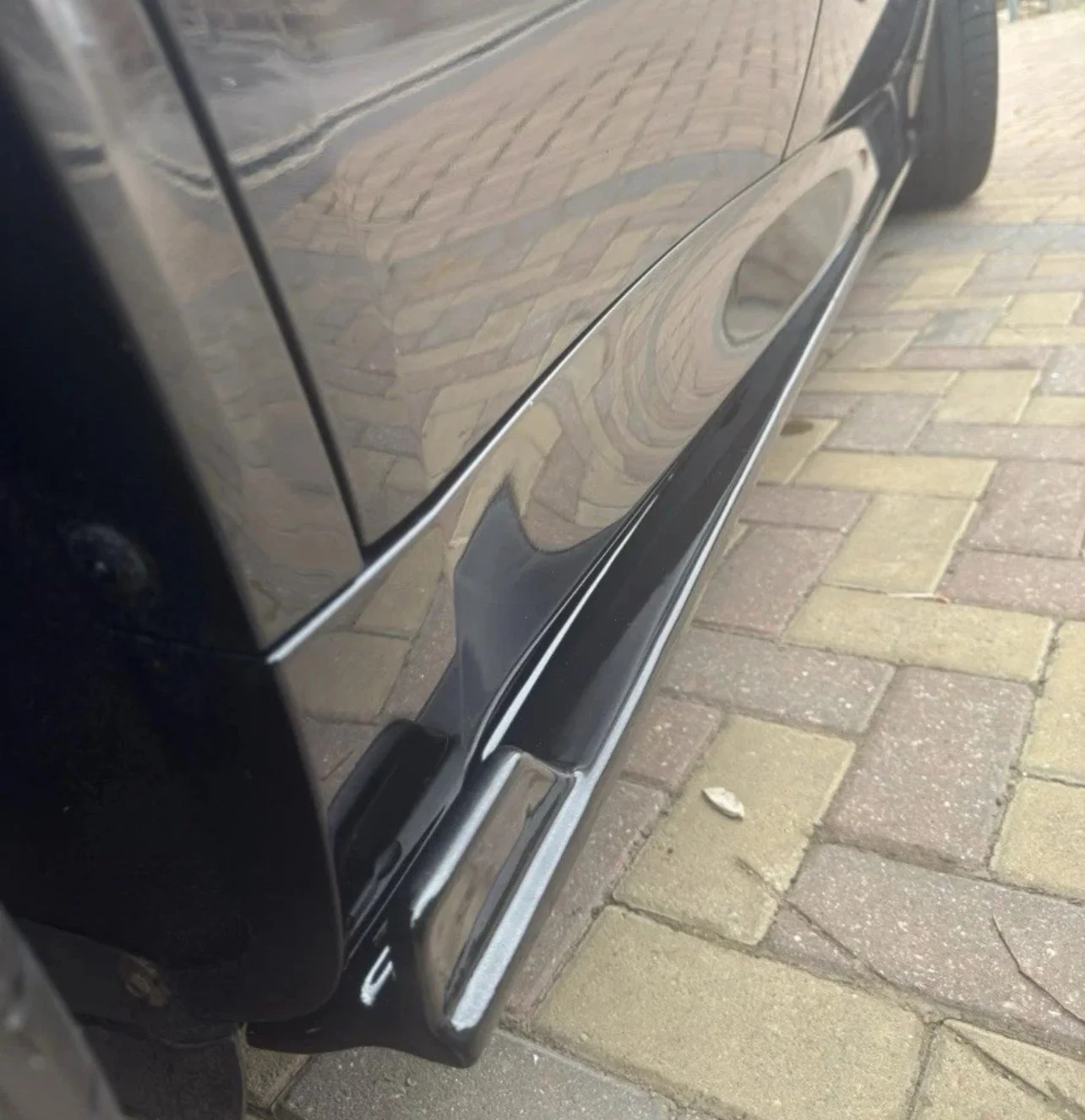 BMW F15 F85 X5M X6M F86 F16 GLOSS BLACK FULL SIDE SKIRT SKIRTS EXTENSION BLADE - Image 10