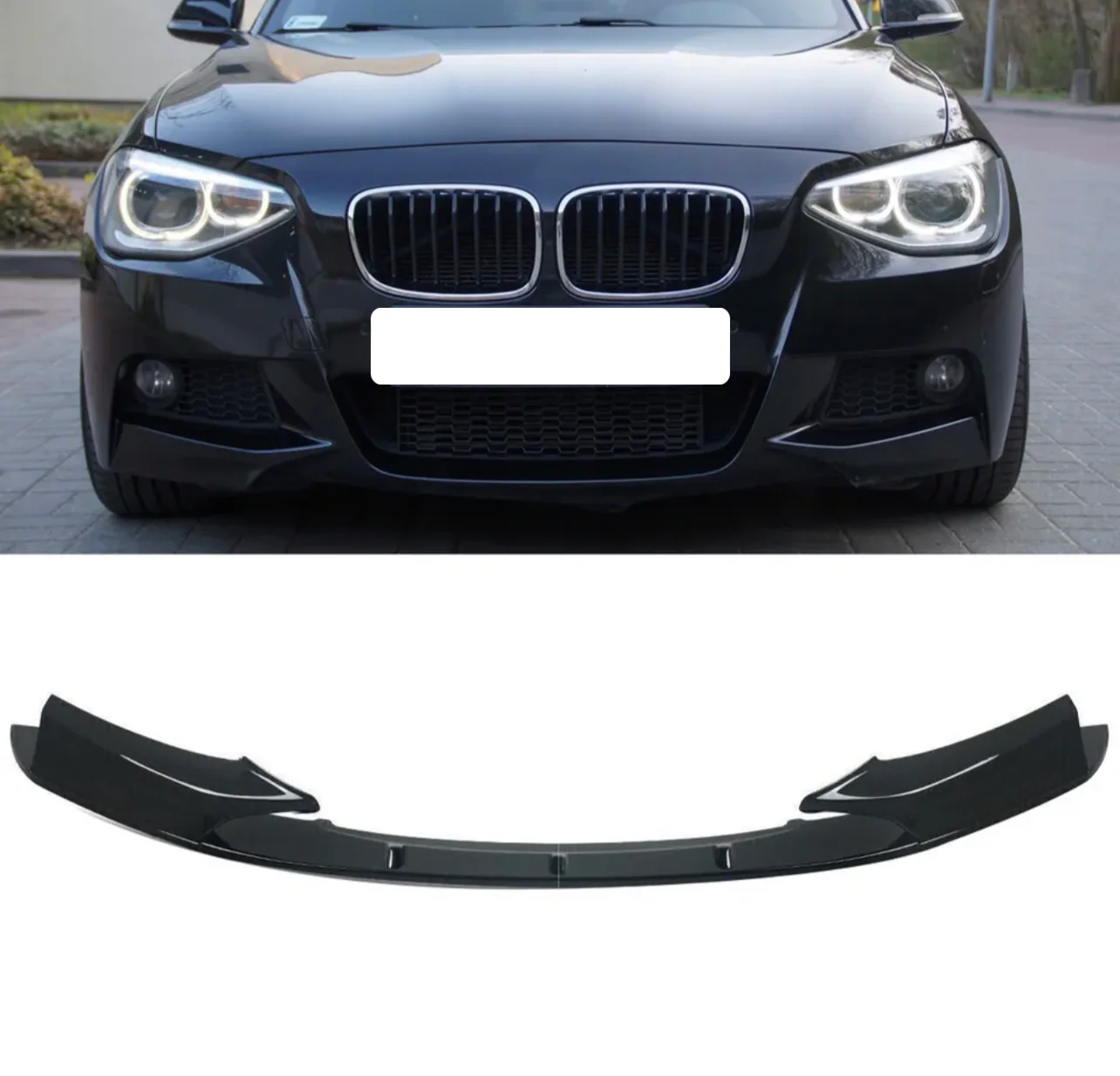 BMW F20 1 Series Pre Lci Gloss Black Front Splitter
