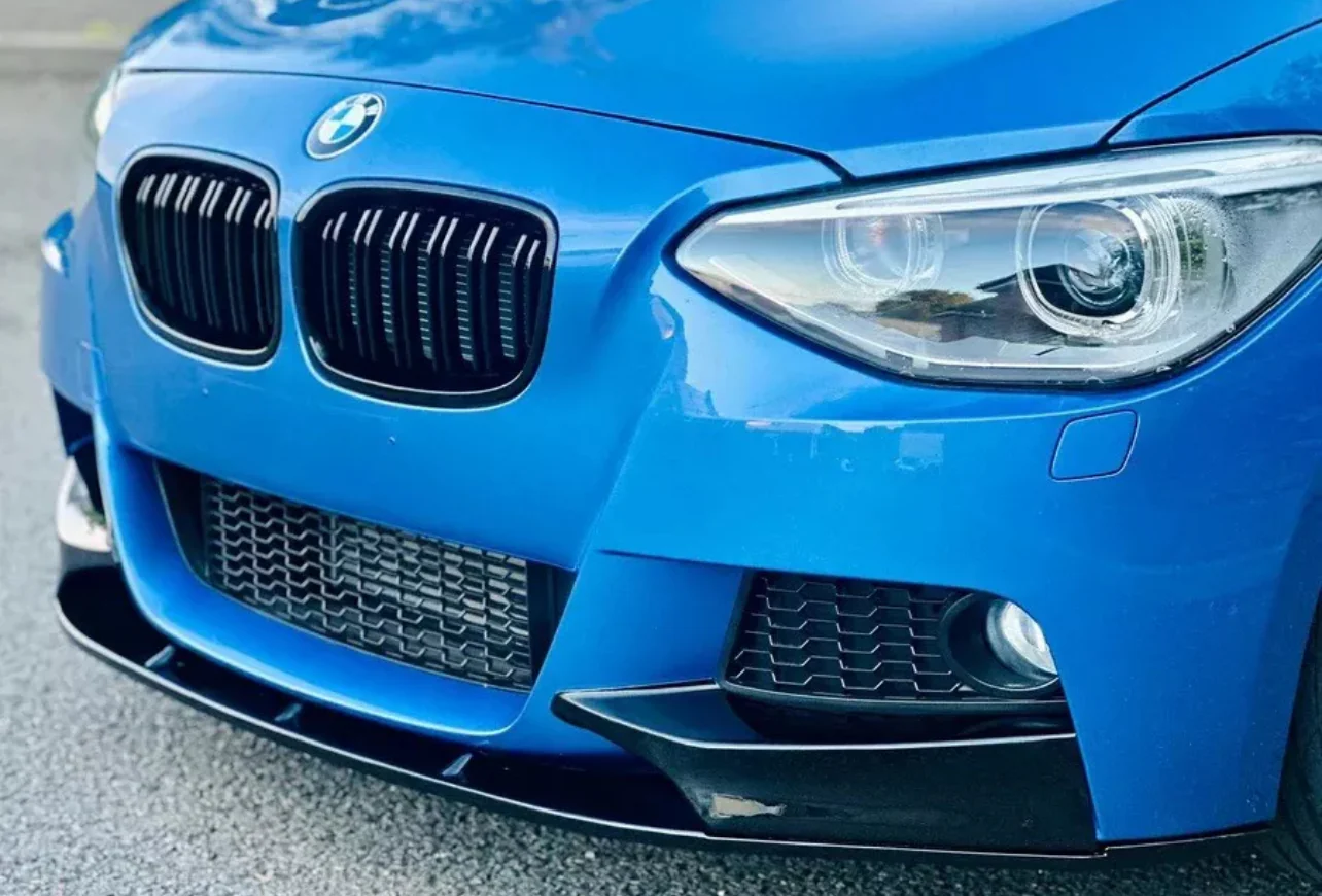 BMW F20 1 Series Pre Lci Gloss Black Front Splitter - Image 5