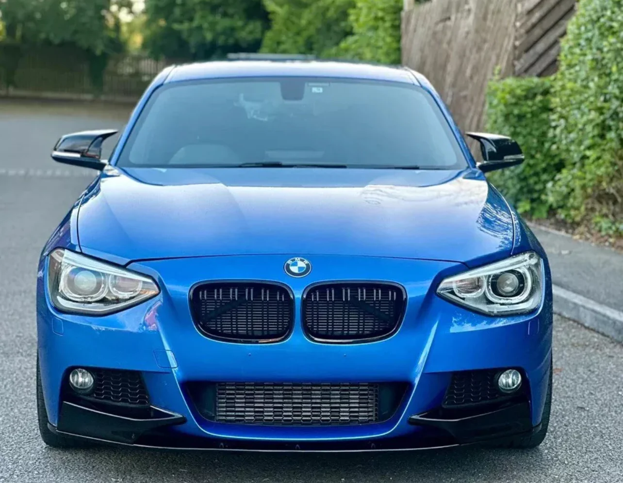 BMW F20 1 Series Pre Lci Gloss Black Front Splitter - Image 7