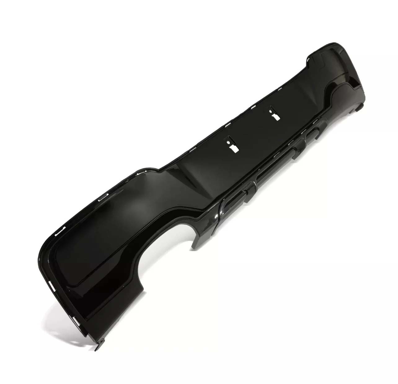 BMW F20 F21 Pre Lci 1 Series Diffuser Gloss Black 12-14 - Image 3