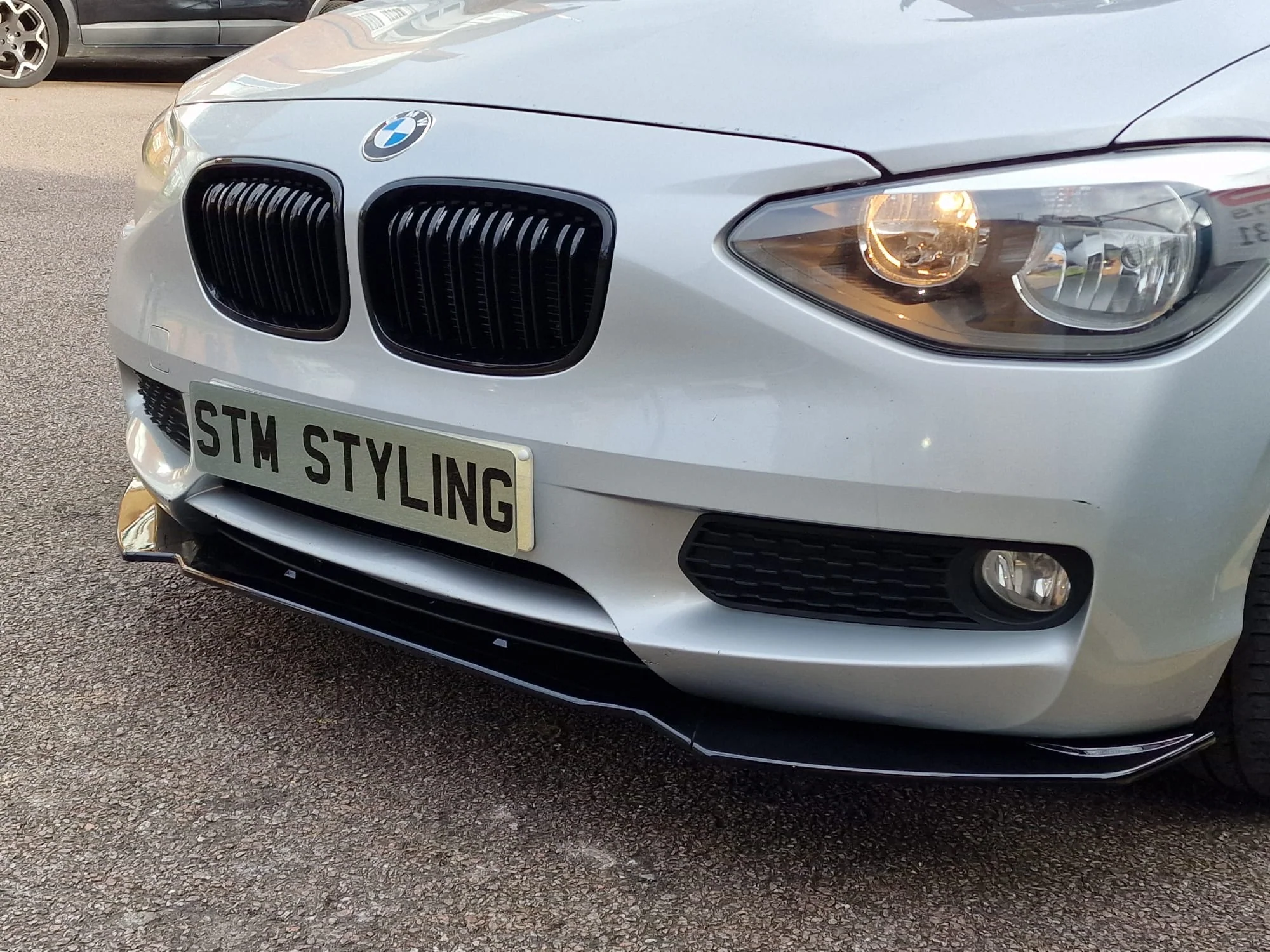 BMW F20 Kit 1 Series Se Sport Gloss Black Full BodyKit Splitter Spoiler Pre Lci - Image 14