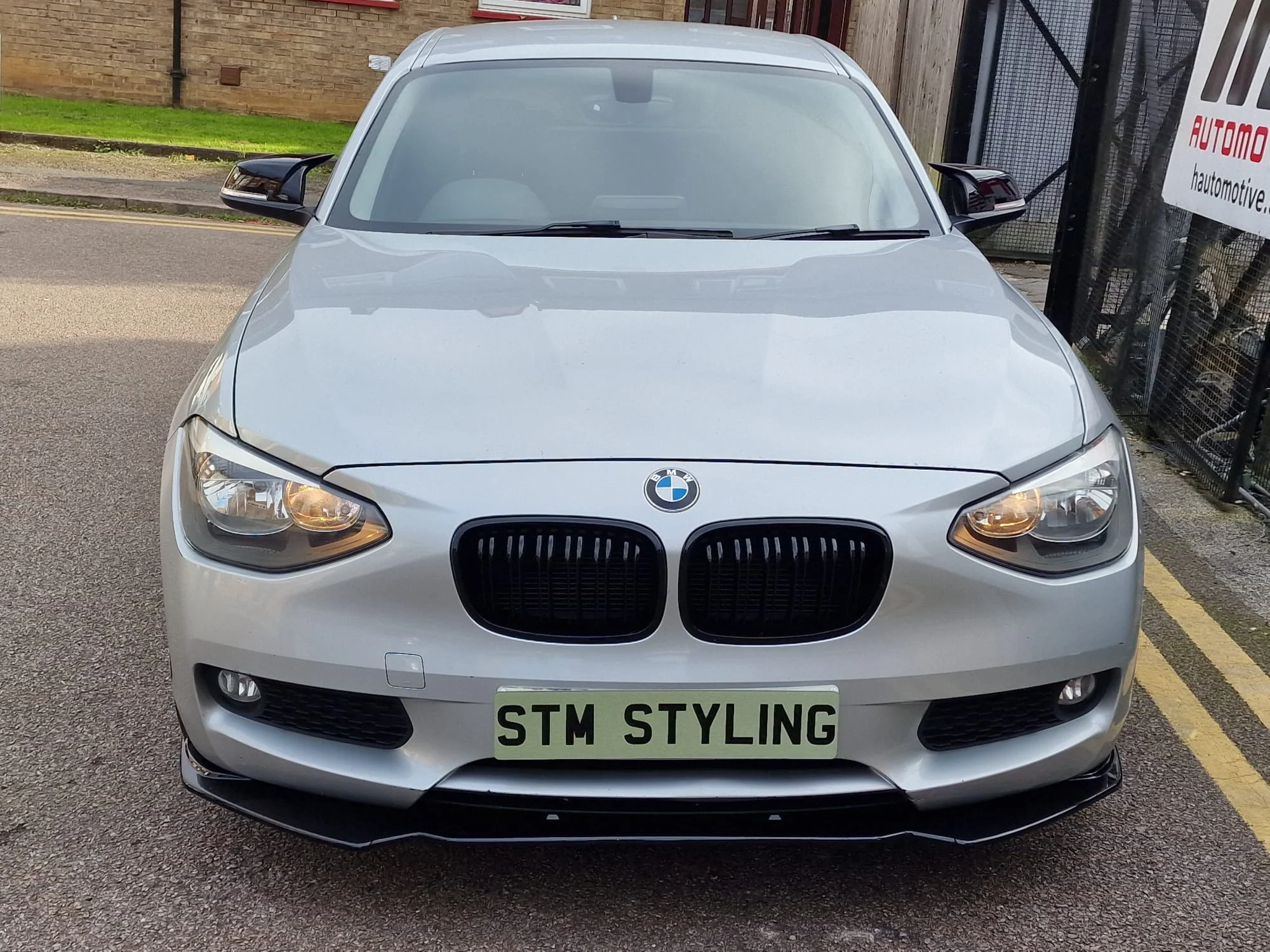 BMW F20 Kit 1 Series Se Sport Gloss Black Full BodyKit Splitter Spoiler Pre Lci - Image 16
