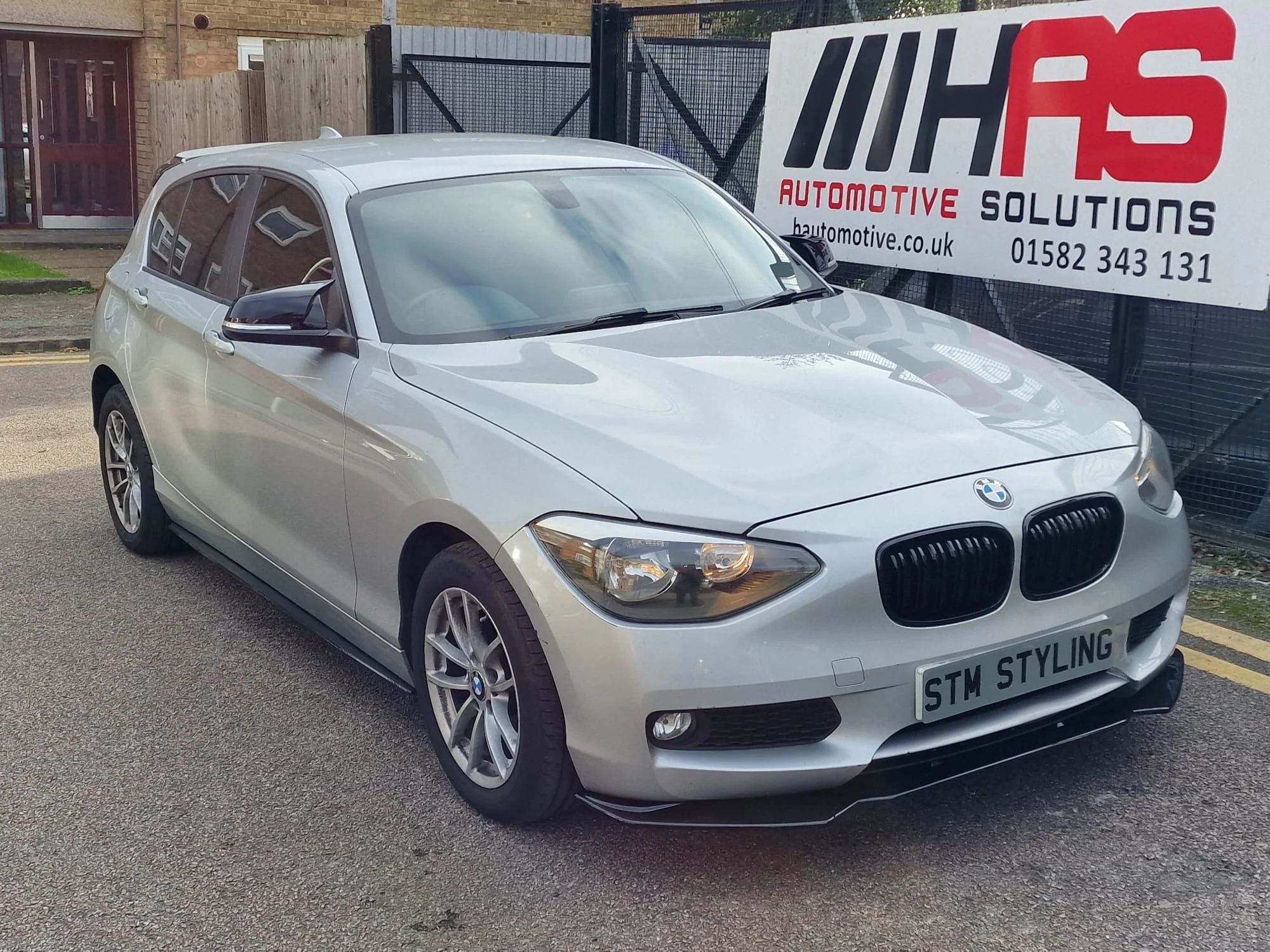 BMW F20 Kit 1 Series Se Sport Gloss Black Full BodyKit Splitter Spoiler Pre Lci - Image 17