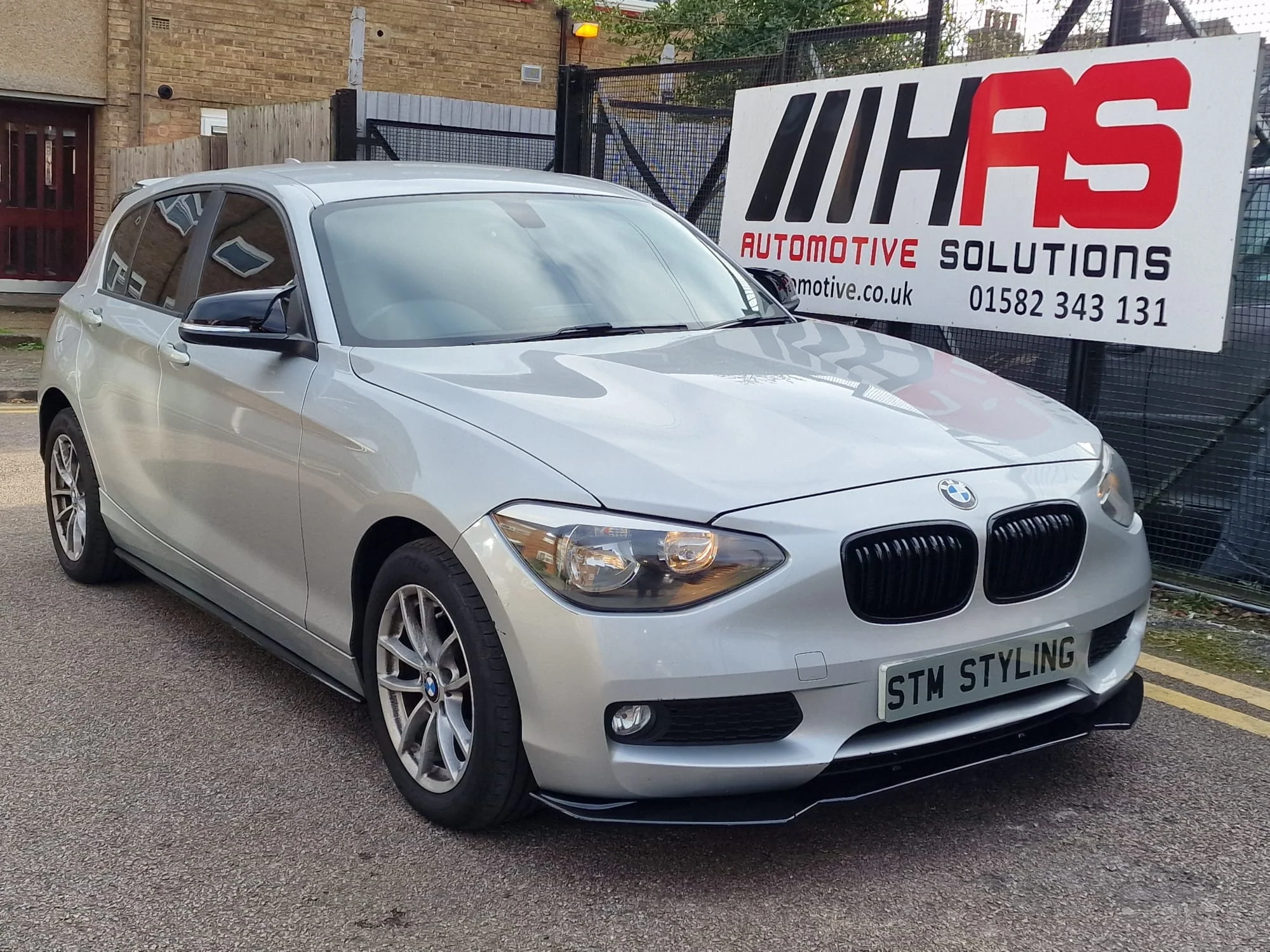 BMW F20 Kit 1 Series Se Sport Gloss Black Full BodyKit Splitter Spoiler Pre Lci - Image 19
