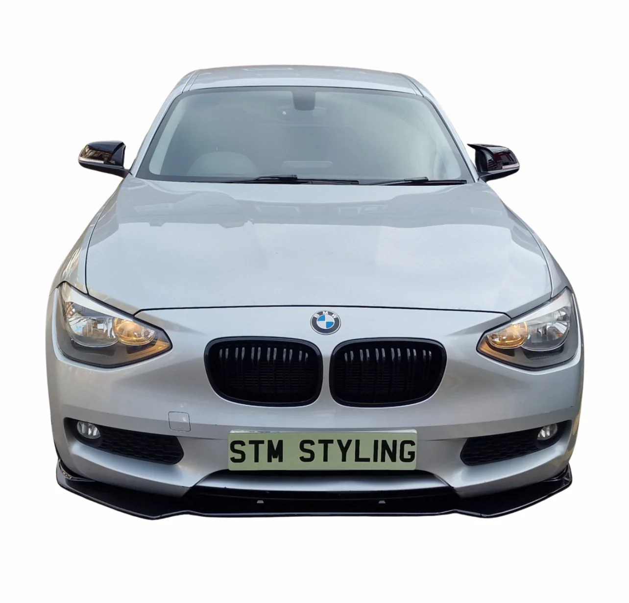 BMW F20 Kit 1 Series Se Sport Gloss Black Full BodyKit Splitter Spoiler Pre Lci - Image 9