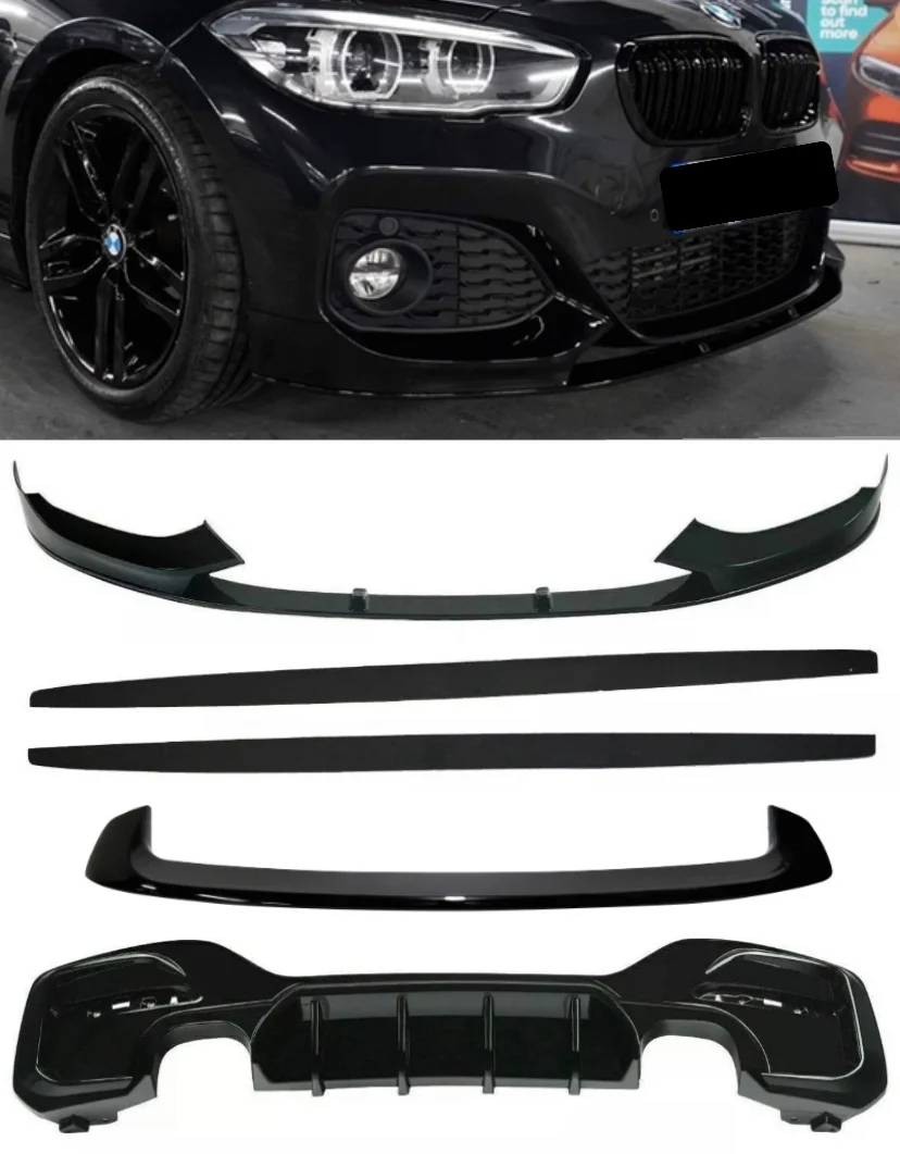 BMW F20 Kit F21 LCI 1 Series - ABS - Gloss Black Full BodyKit - Image 3