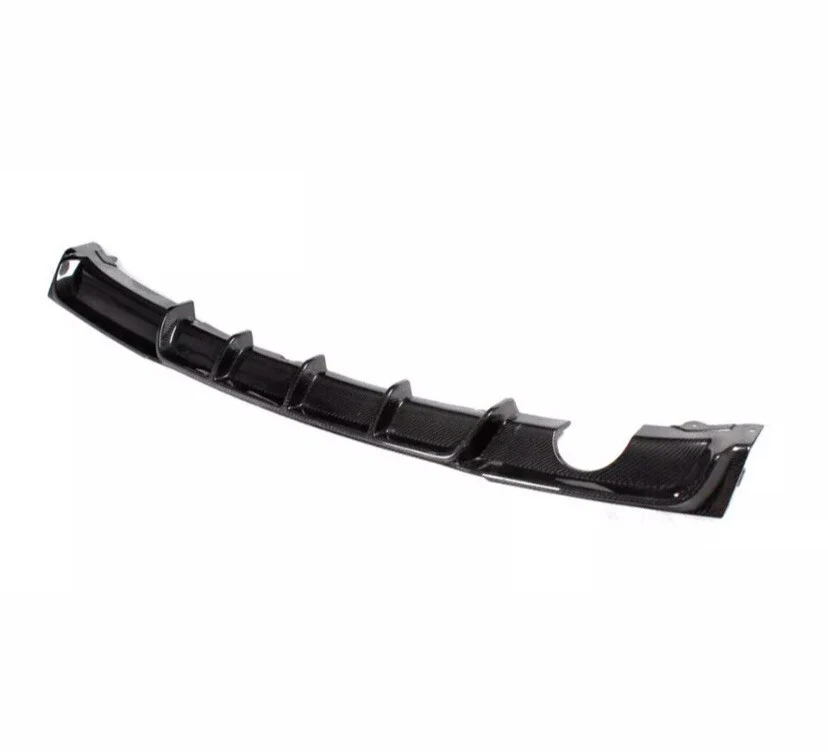 BMW F30 F31 3 SERIES MP REAR DIFFUSER M SPORT SINGLE EXHAUST CARBON BLACK 12-18 - Image 6