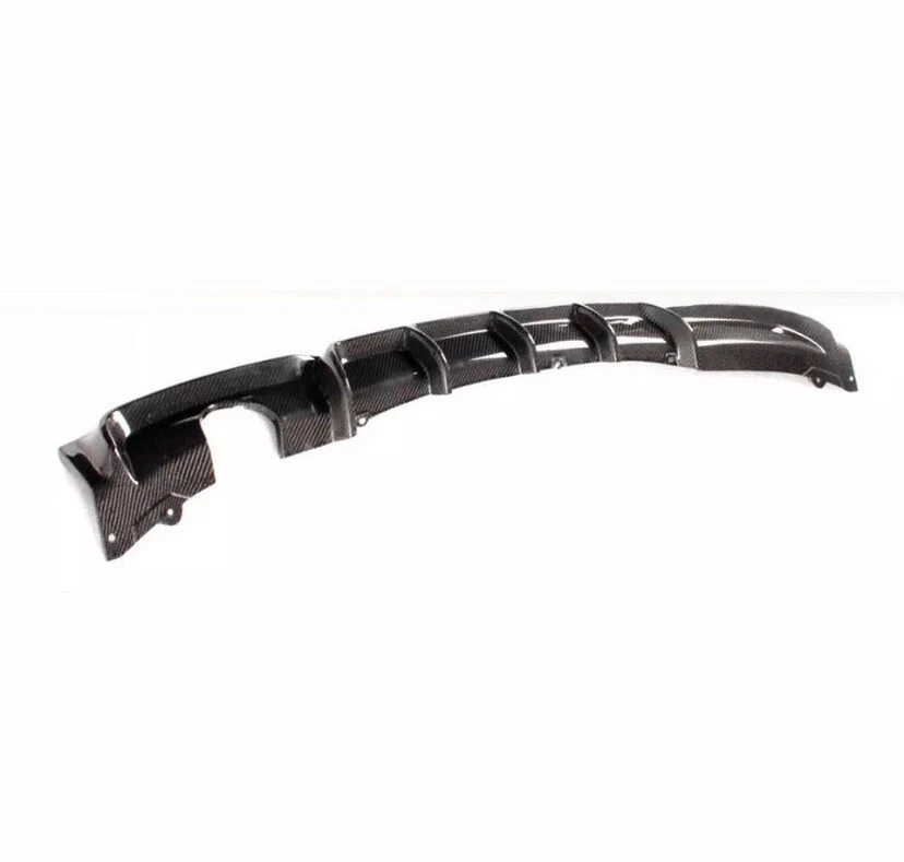 BMW F30 F31 3 SERIES MP REAR DIFFUSER M SPORT SINGLE EXHAUST CARBON BLACK 12-18 - Image 7