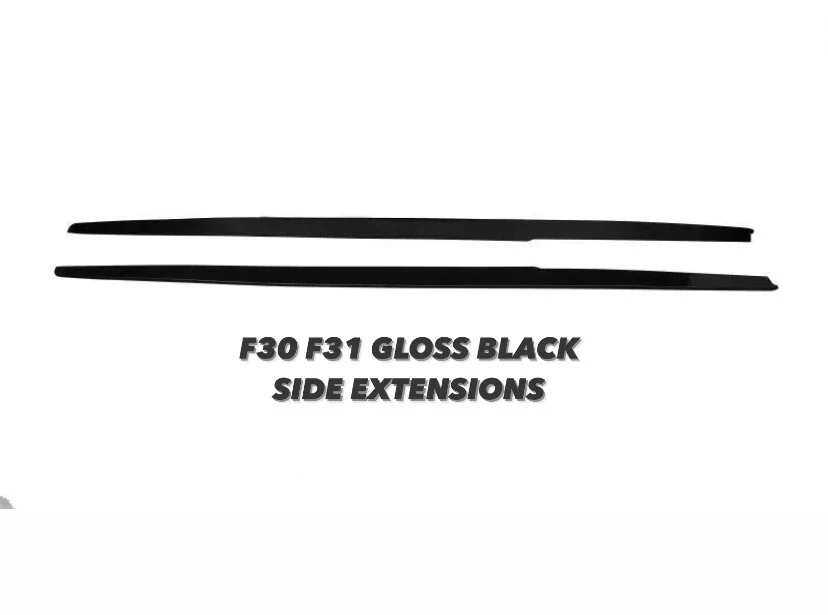 BMW F30 M PERFORMANCE BODY KIT FRONT LIP SPLITTER REAR DIFFUSER SPOILER SIDE - Image 3