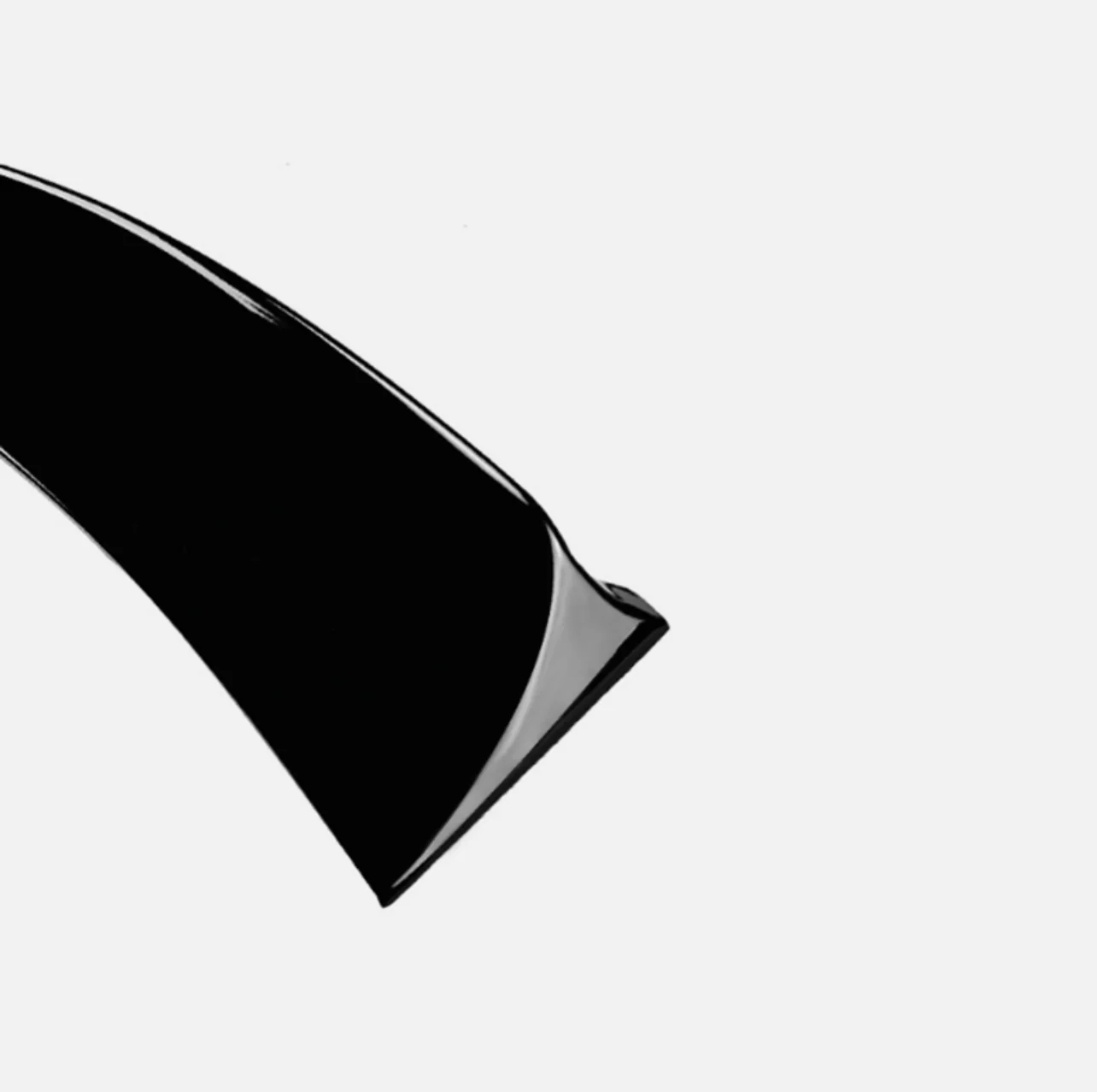 BMW F32 4 Series Coupe Roof Spoiler Lip Gloss Black - Image 3