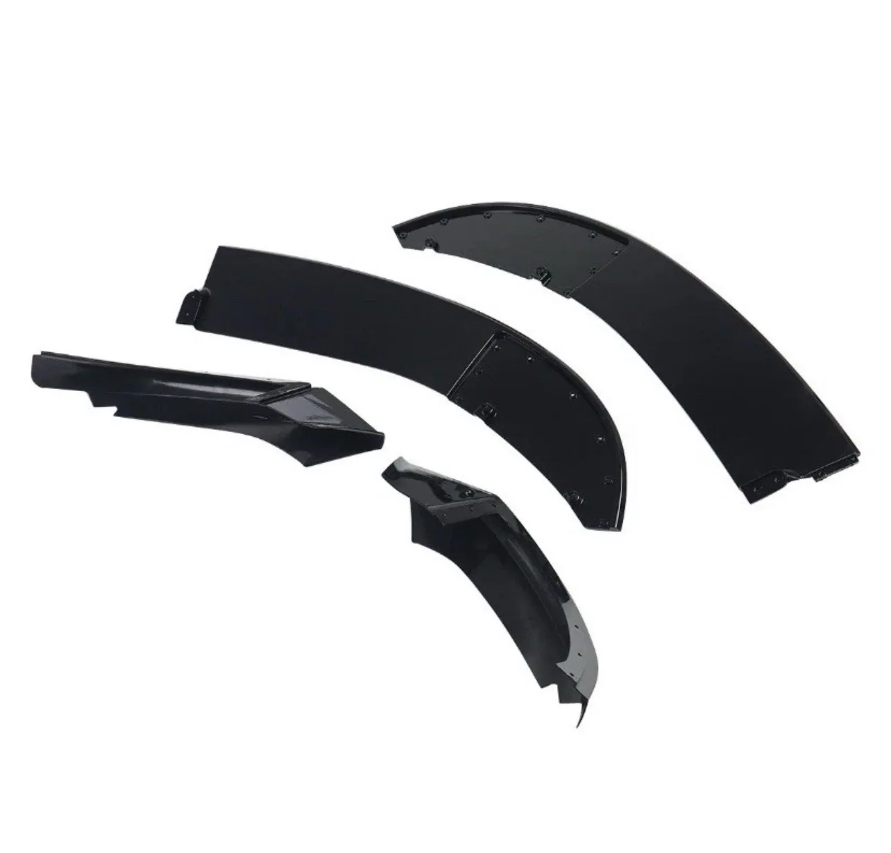 BMW F32 F33 F36 FRONT SPLITTER 4 SERIES M SPORT LIP GLOSS BLACK ABS COUPE GRAN CONVERTIBLE - Image 3