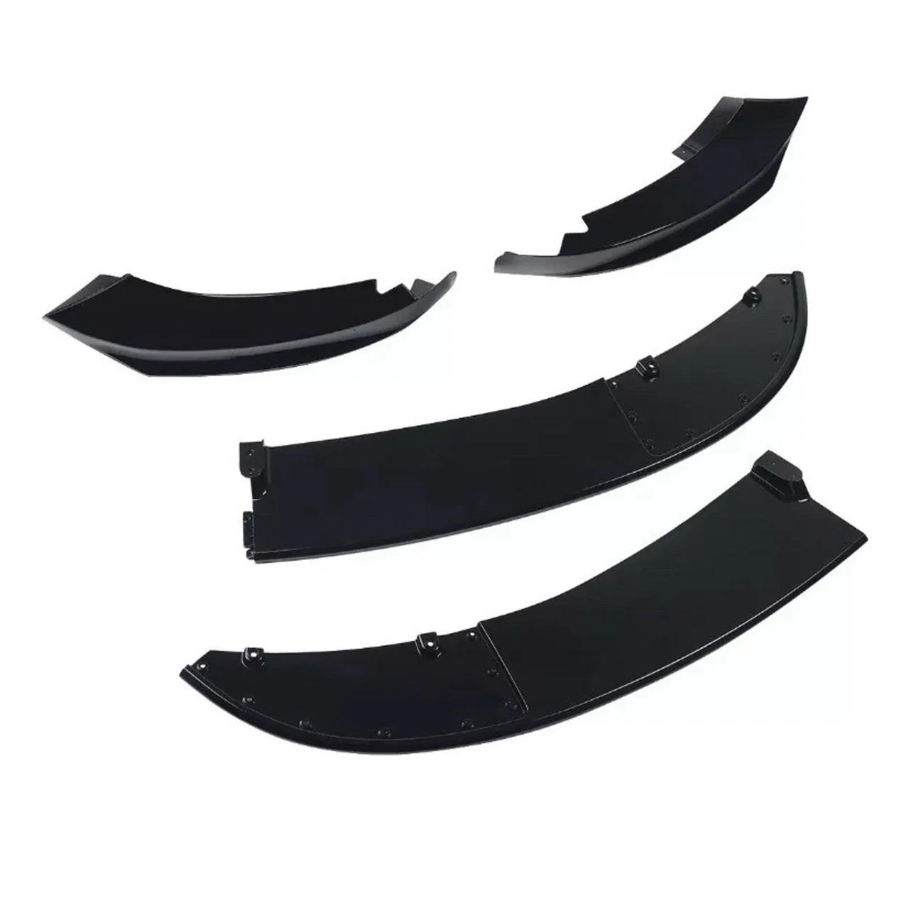 BMW F32 F33 F36 FRONT SPLITTER 4 SERIES M SPORT LIP GLOSS BLACK ABS COUPE GRAN CONVERTIBLE - Image 4