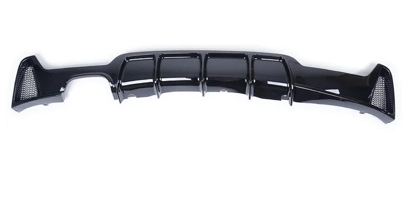 BMW F32 KIT 4 SERIES SPLITTER LIP DIFFUSER MIRROR SIDES GRILLES SPOILER GLOSS BK - Image 3