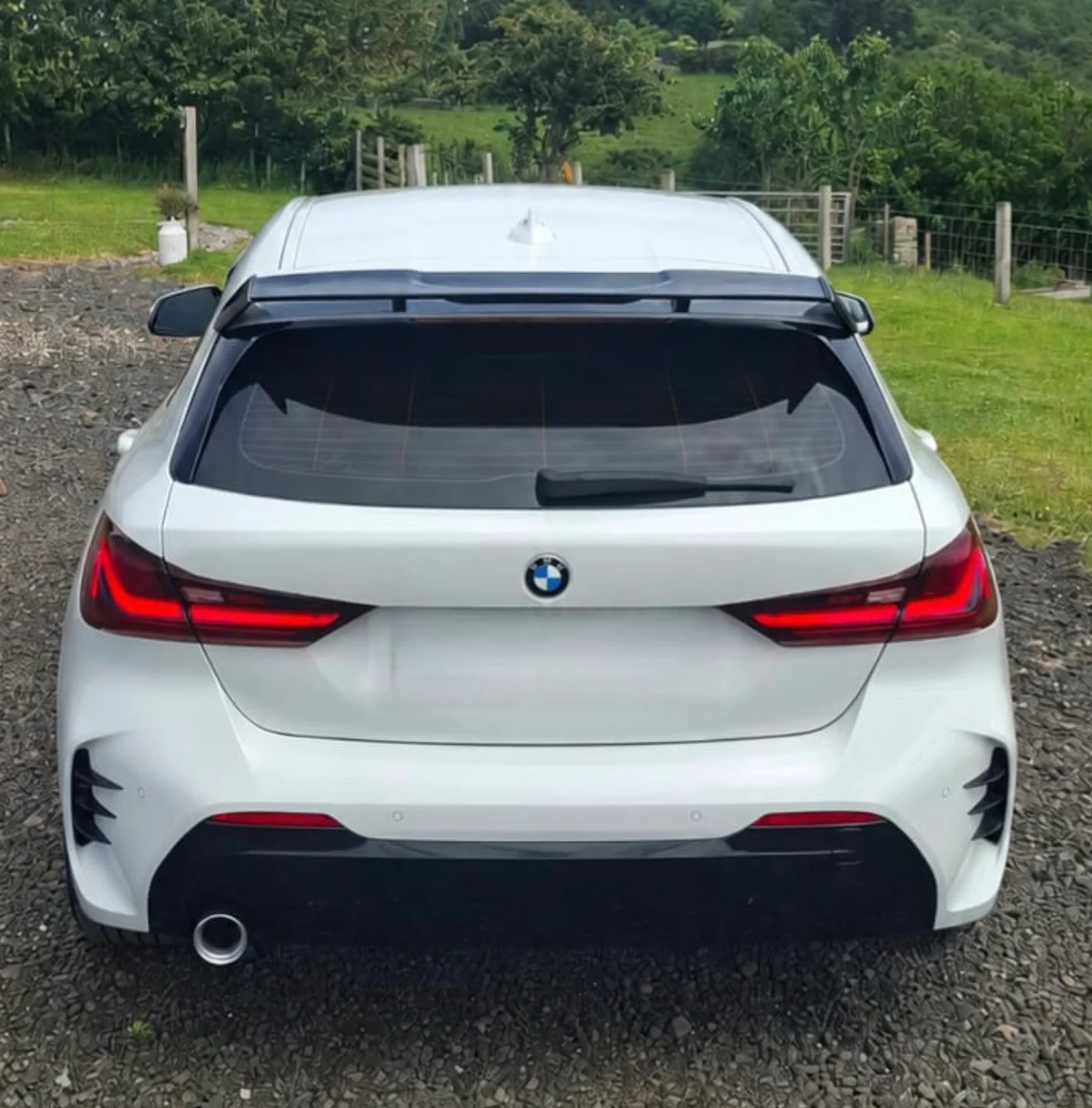 BMW F40 Car Roof Spoiler M performance Fits 1 Series Gloss Black SE Sport - Image 3