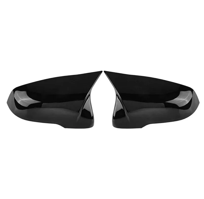 BMW F40 F44 F45 F46 F48 G29 2PCS DOOR WING MIRROR COVERS CAPS GLOSS BLACK ABS - Image 3