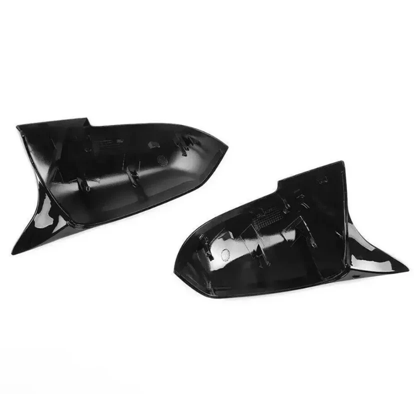 BMW F40 F44 F45 F46 F48 G29 2PCS DOOR WING MIRROR COVERS CAPS GLOSS BLACK ABS - Image 8
