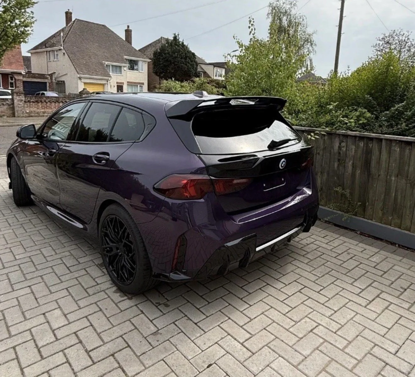 BMW F70 1 SERIES FLAT ROOF SPOILER REAR LIP GLOSS BLACK - Image 13