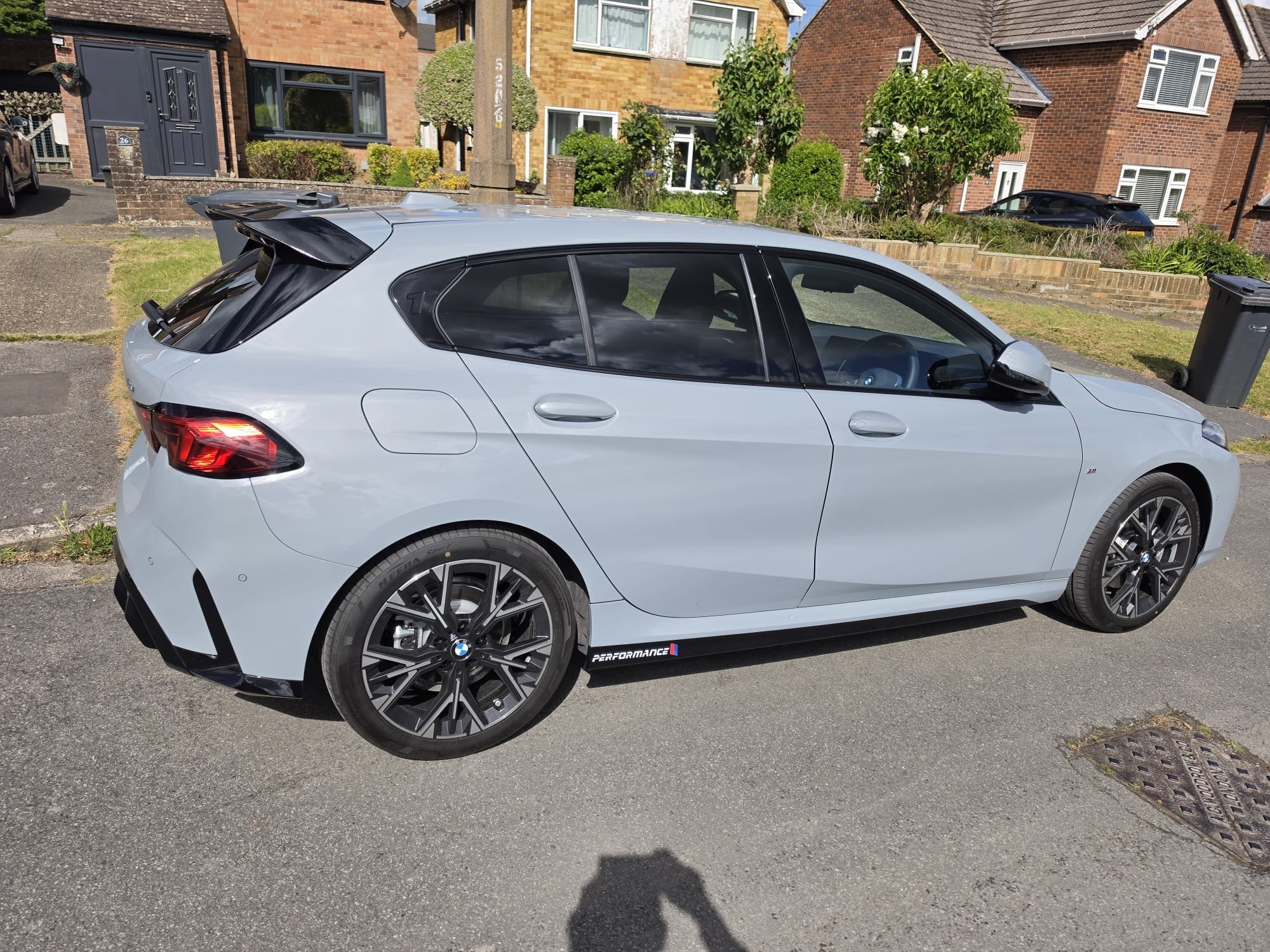 BMW F70 1 SERIES FLAT ROOF SPOILER REAR LIP GLOSS BLACK - Image 4