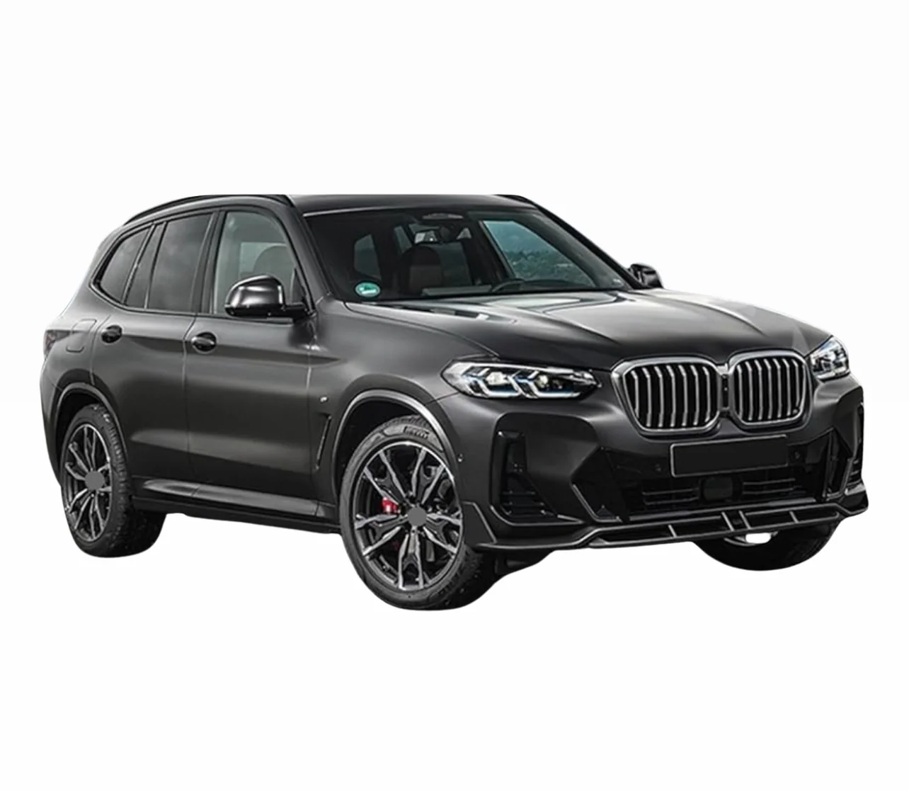 BMW G01 X3 Lci Gloss Black kit Bodykit Splitter Mirrors 22+ - Image 4