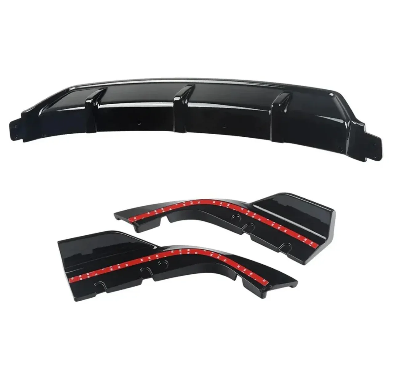 BMW G05 X5 Gloss Black kit V Spoiler Splitter Diffuser Performance Bodykit - Image 5