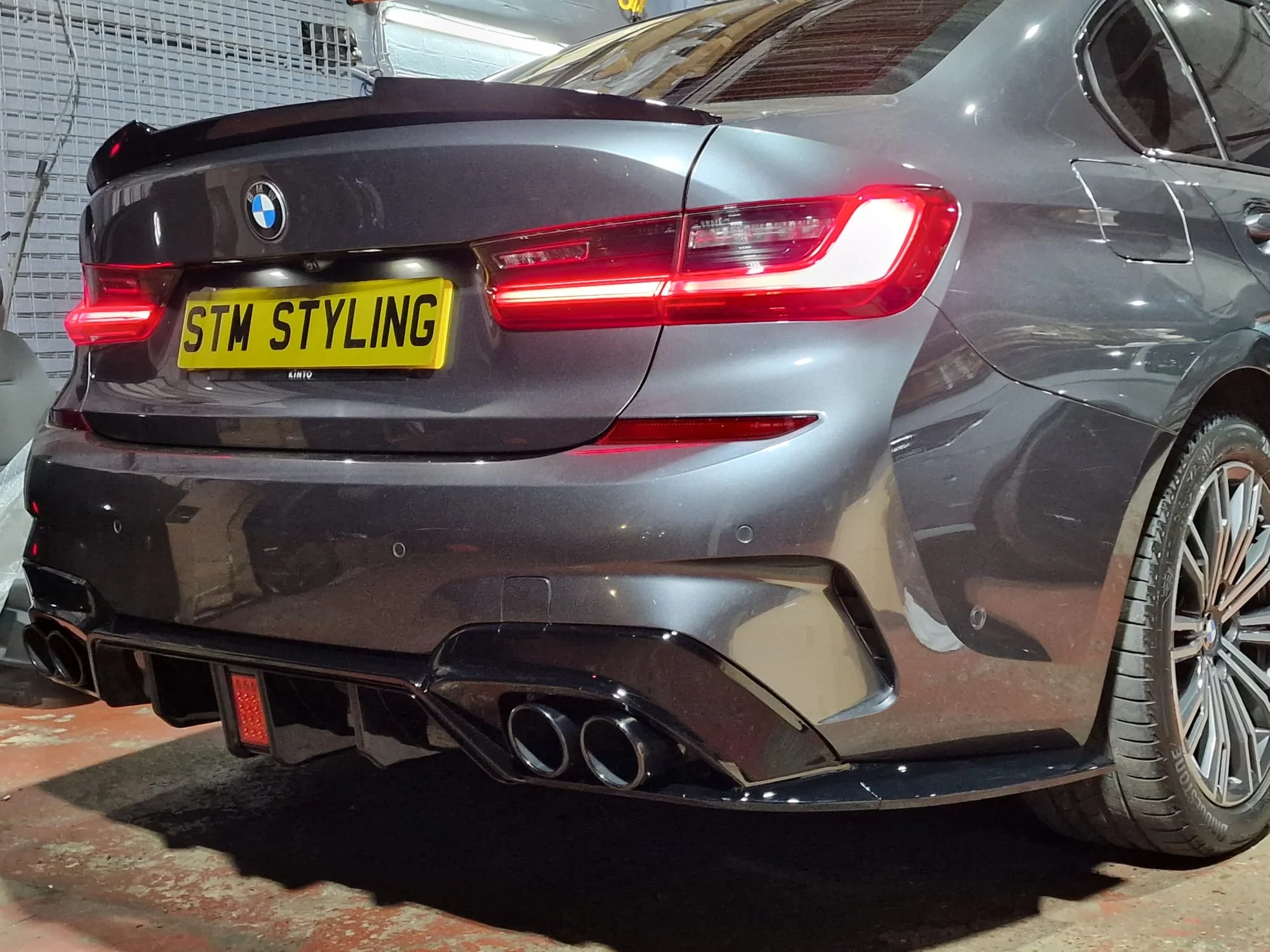 BMW G20 Kit 3 Series - Gloss Black FullBody Kit Mp Quad Led Light - Image 20