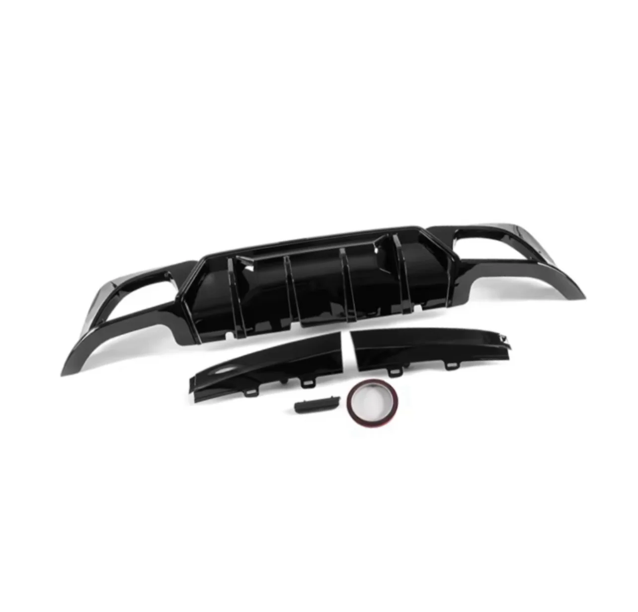 BMW G20 Kit 3 Series Quad Diffuser With Exhaust Tips Full Bodykit Mp Splitter - Image 13