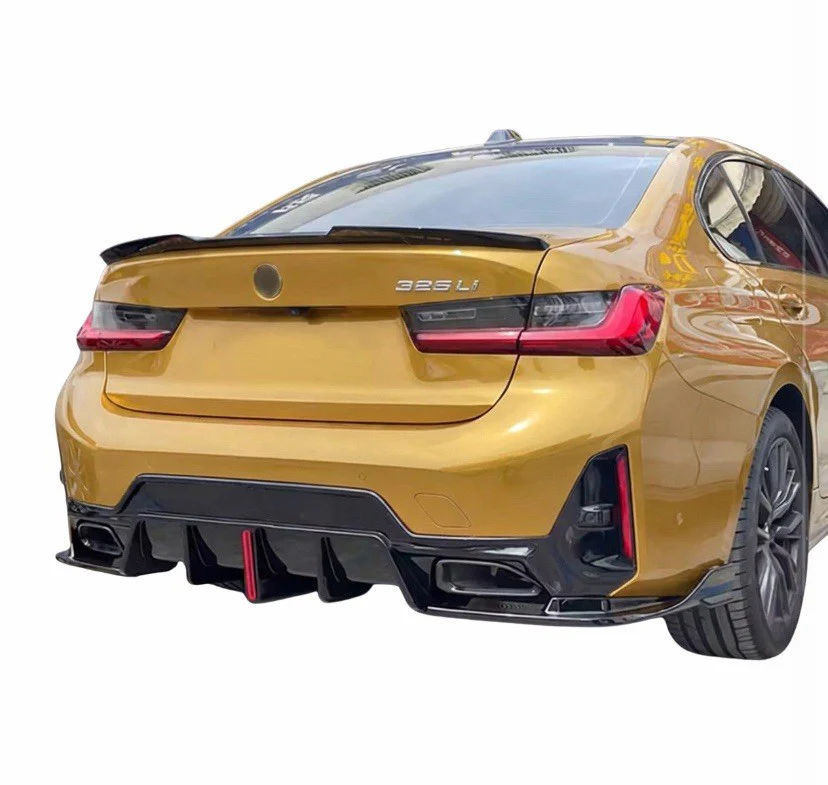Bmw G20 Lci Diffuser gloss Black Rear Lip For 3 Series G21 Saloon Touring MP - Image 11