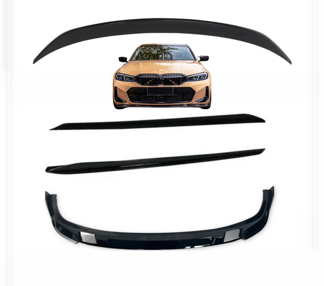 BMW G20 Lci Kit 3 Series - Gloss Black FullBody Kit Mp 2023+ - Image 13