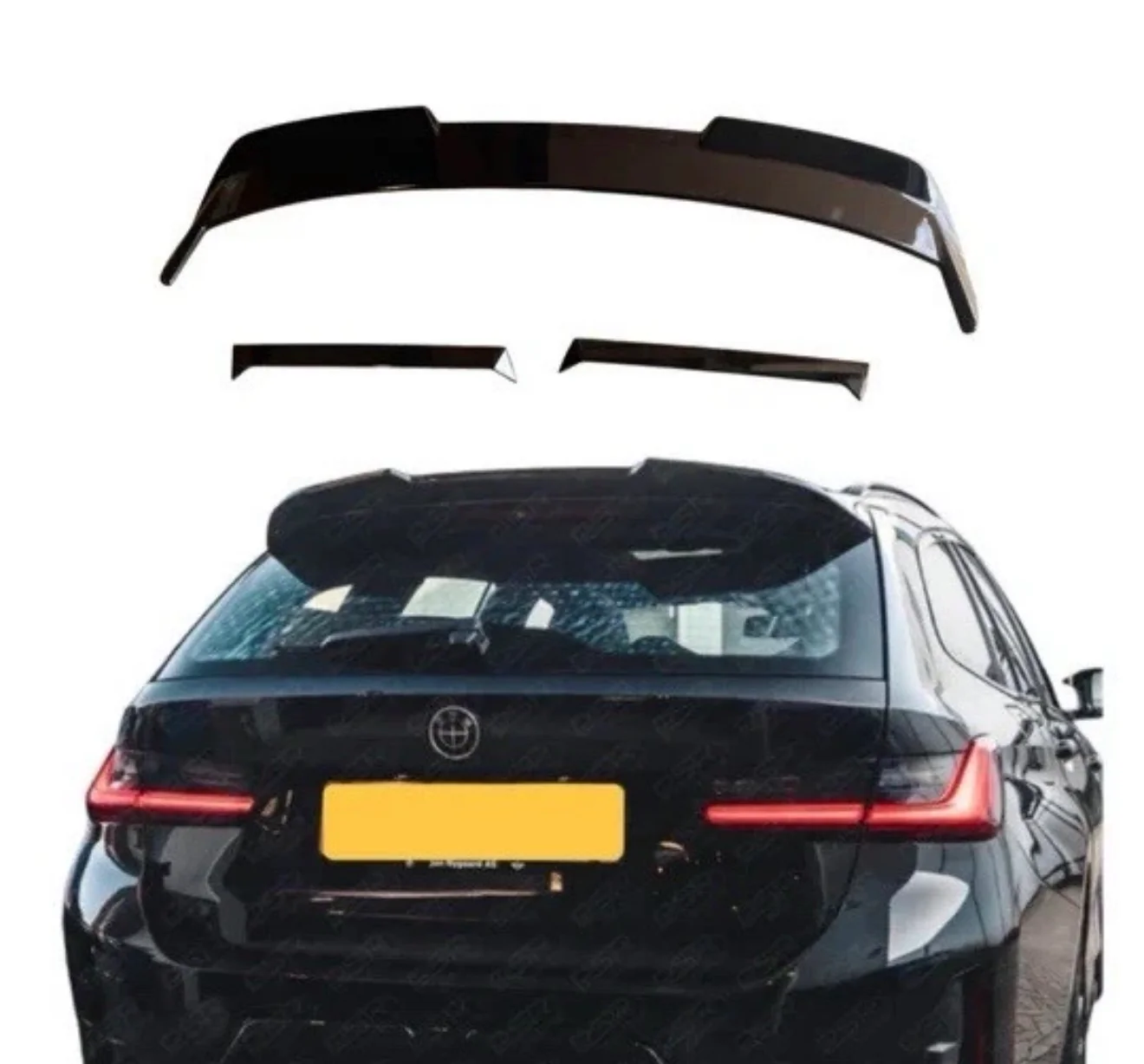 BMW G21 LCI 3 SERIES BODY KIT BODYKIT FRONT SPLITTER REAR DIFFUSER QUAD ED2 ROOF SPOILER - Image 5