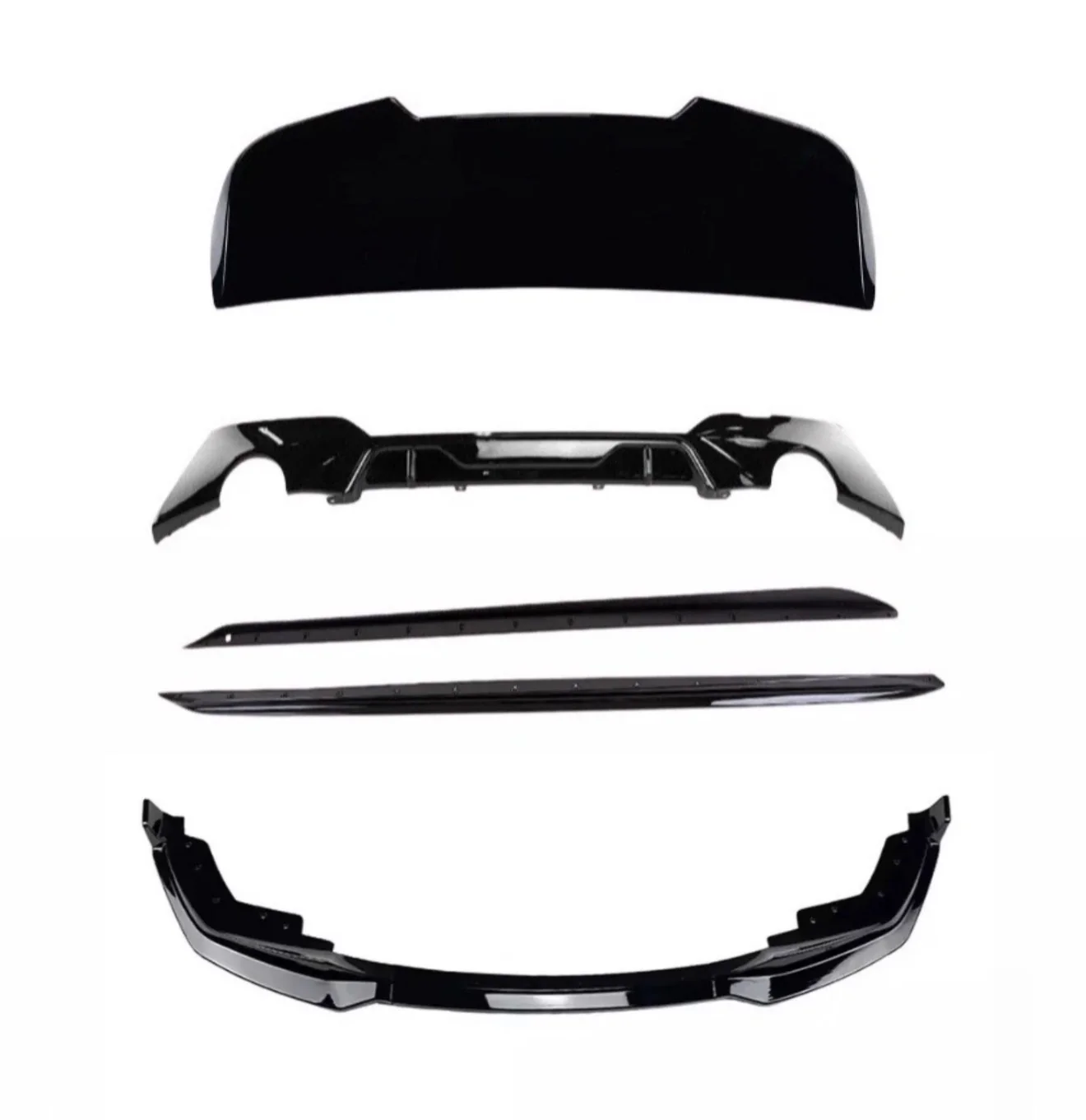 BMW G21 3 Series Kit Gloss Black Touring Estate MP Lip Splitter Full Roof