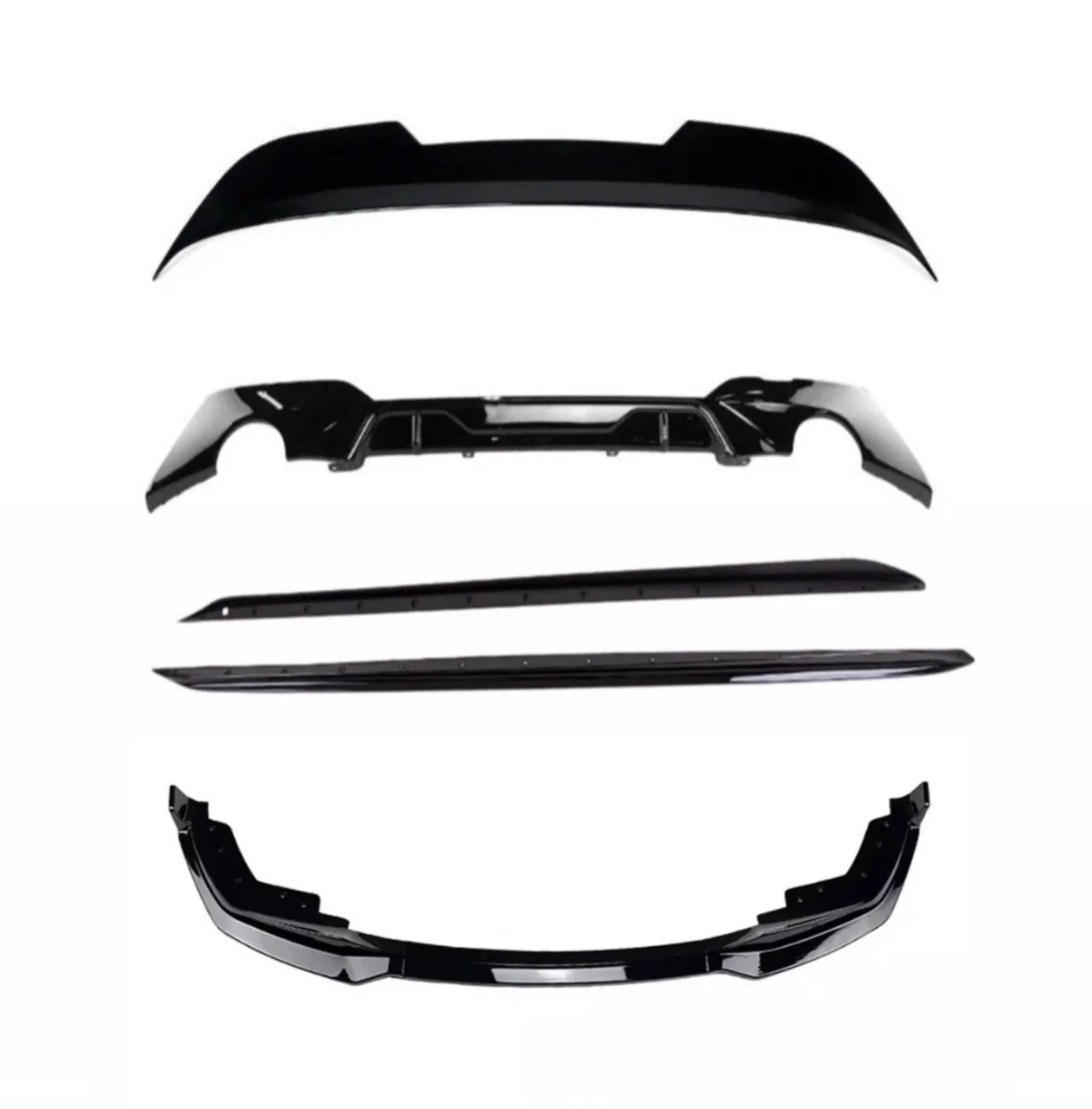 BMW G21 3 Series Kit Gloss Black Touring Estate MP Lip Splitter STM V Roof