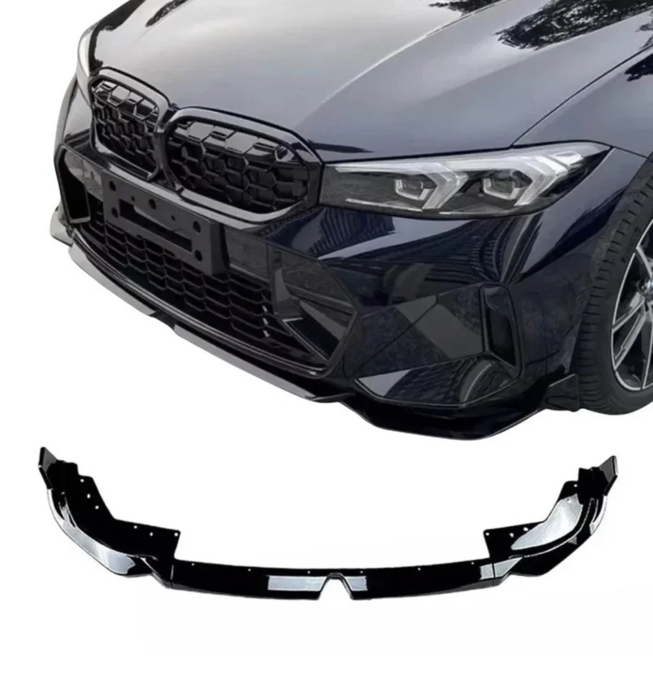 BMW G21 LCI 3 SERIES BODY KIT BODYKIT FRONT SPLITTER REAR DIFFUSER LCI QUAD 2023+ FULL ROOF - Image 8