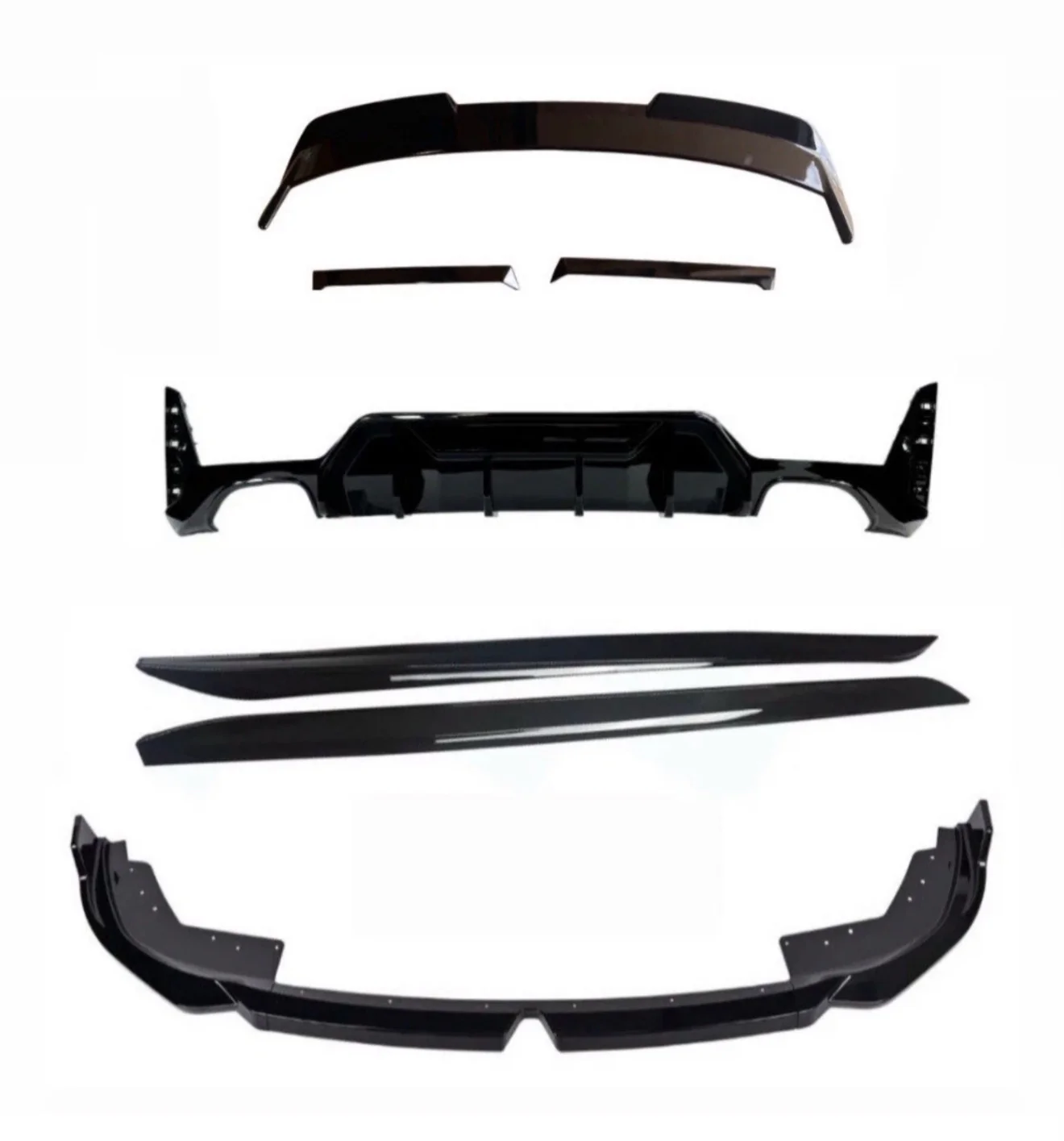 BMW G21 LCI 3 SERIES BODY KIT BODYKIT FRONT SPLITTER REAR DIFFUSER QUAD EDITION 2 ROOF SPOILER