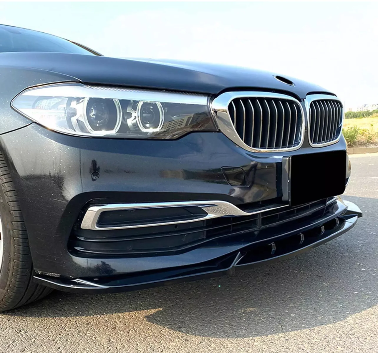BMW G30 5 Series Splitter Lci Gloss Black Lip 21-24 - Image 5